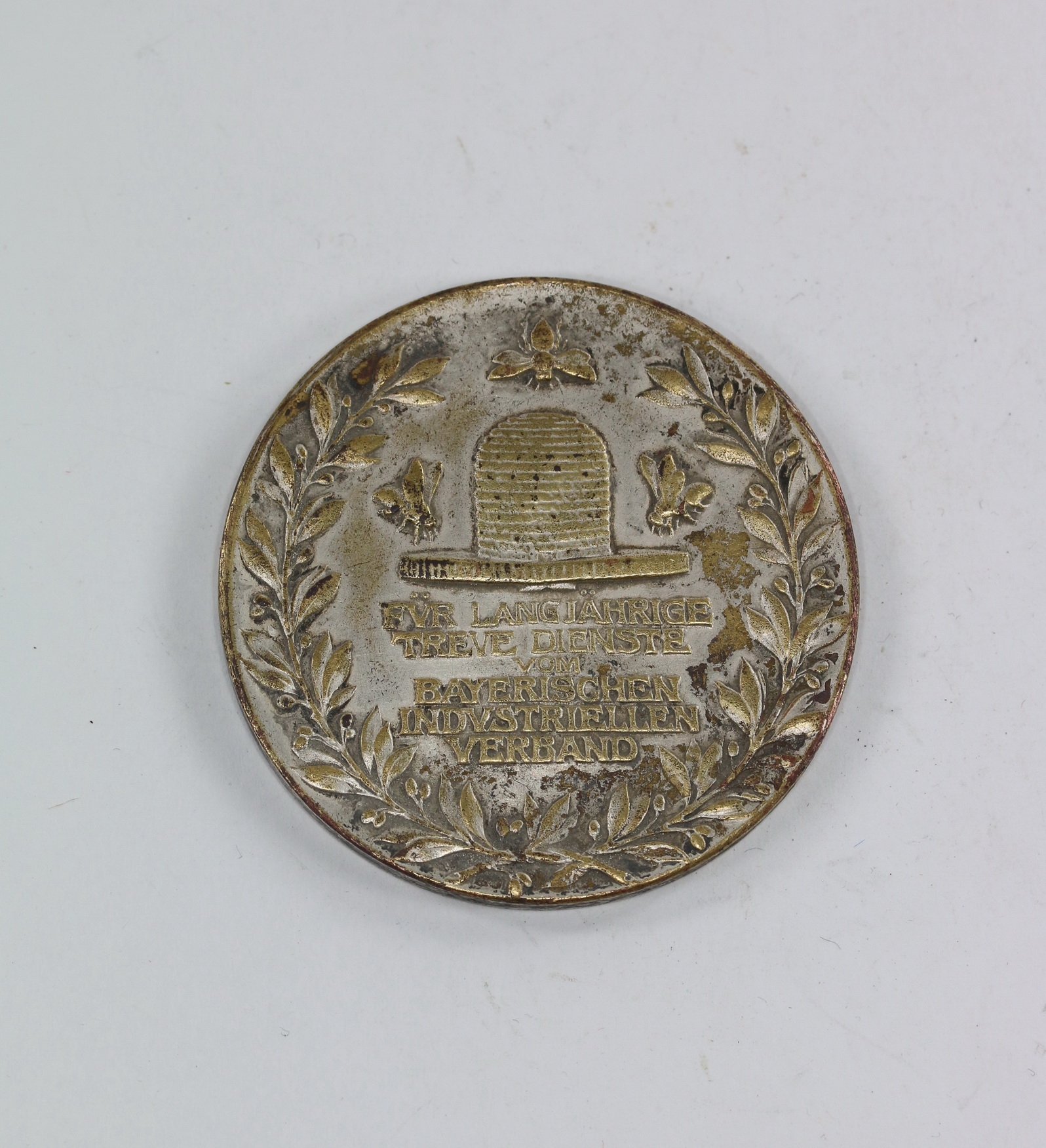 Bayern, Medaille  für langjährige treue Dienste vom bayerischen industriellen Verband – Bild 1