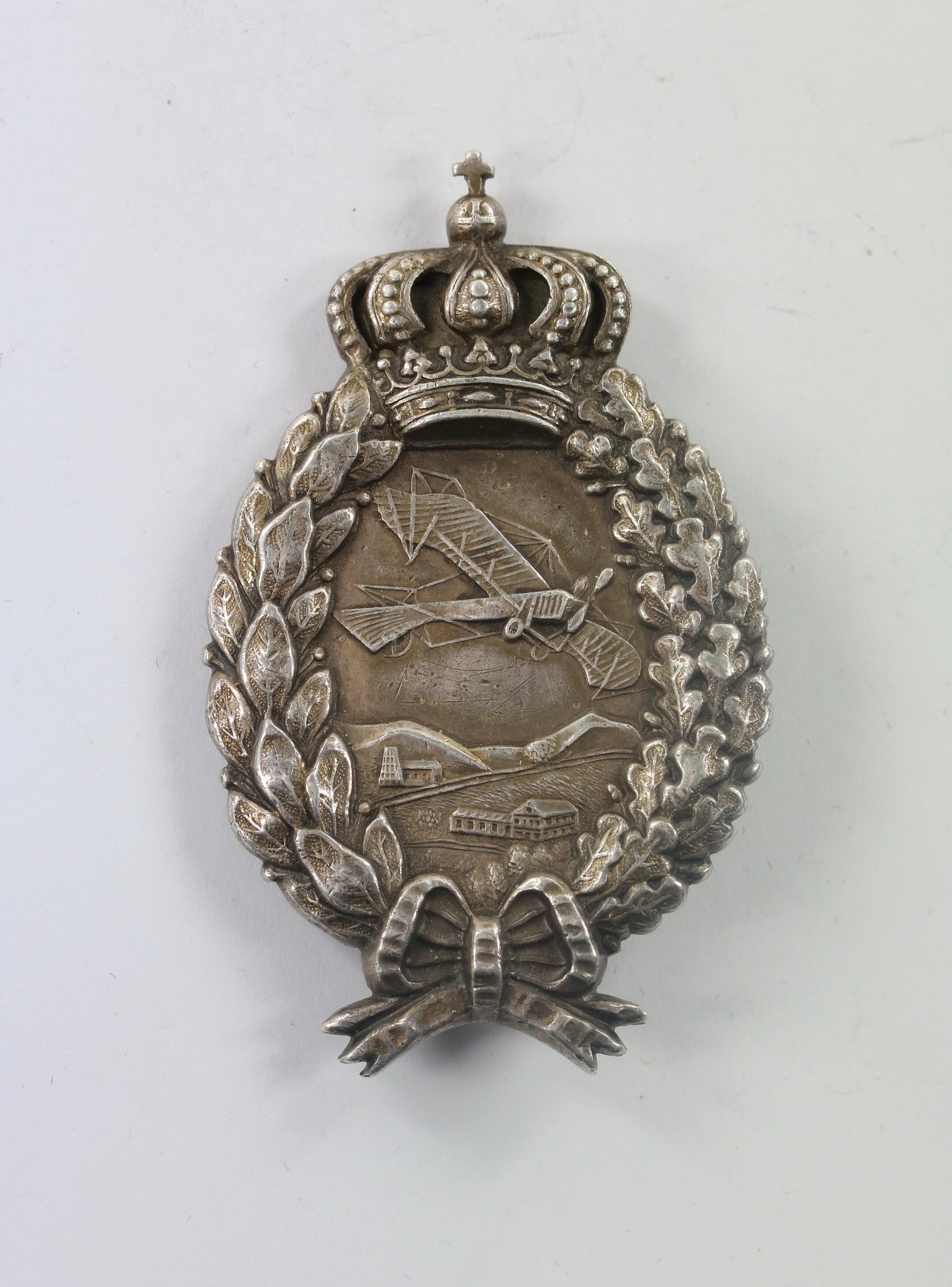 Baverian Military Pilot Badge. Maker Carl Pöllath Schrobenhausen 800 – Bild 1