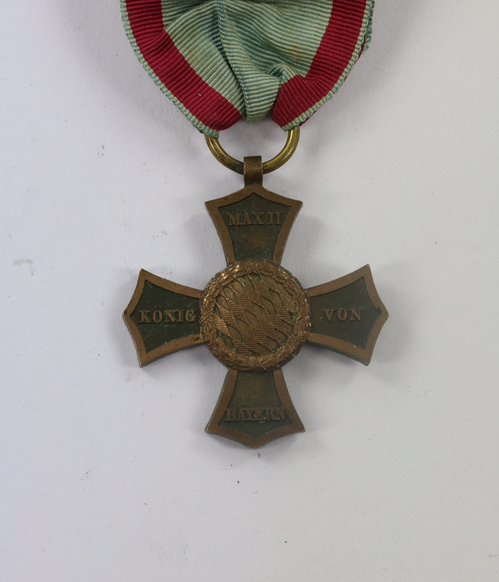 Bayern, Veteranen Denkzeichen für die Feldzüge 1790 - 1812, Den Veteranen des bayer. Heeres - Max II König von Bayern – Bild 1