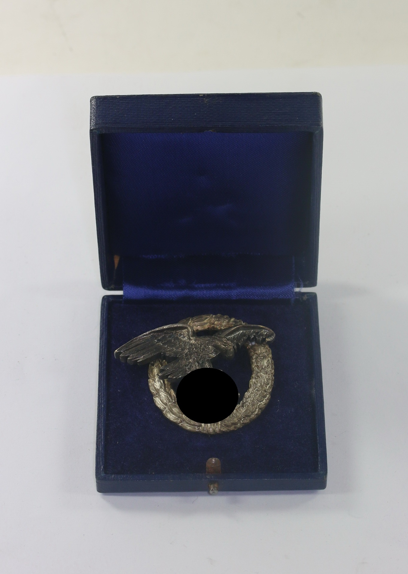 beobachter_abzeichen_der_luftwaffe_hst Cased Luftwaffe Observer Badge C.E. Juncker Berlin S.W. – Bild 1