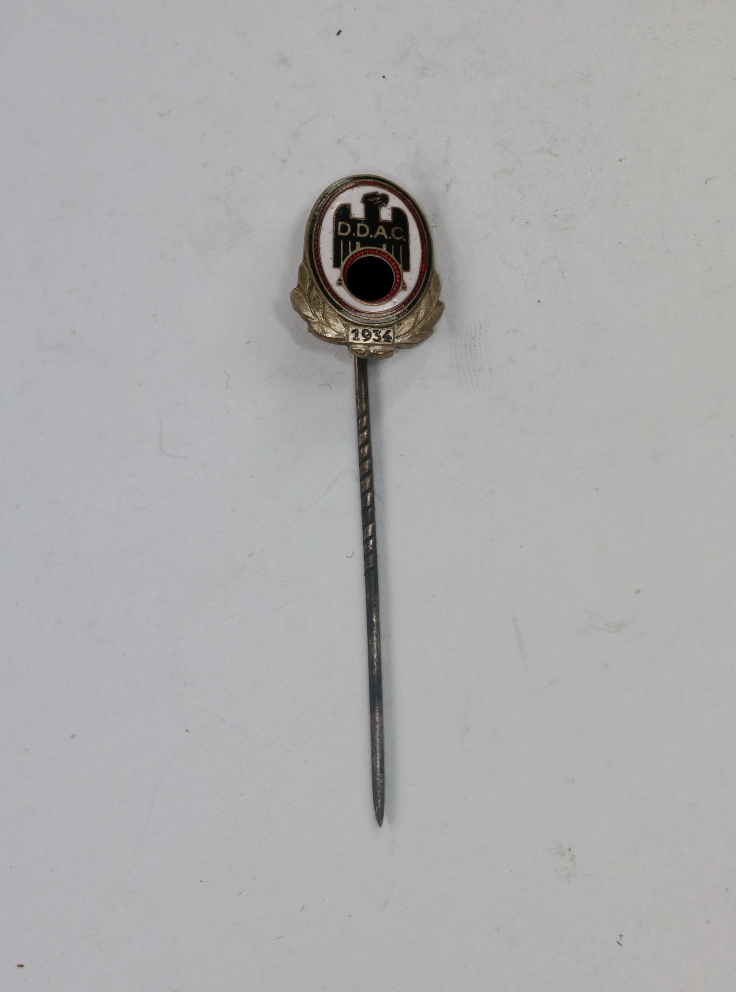 German Automobil Club (DDAC) Badge 1934. Maker AD. Schwerdt Stuttgart – Bild 1
