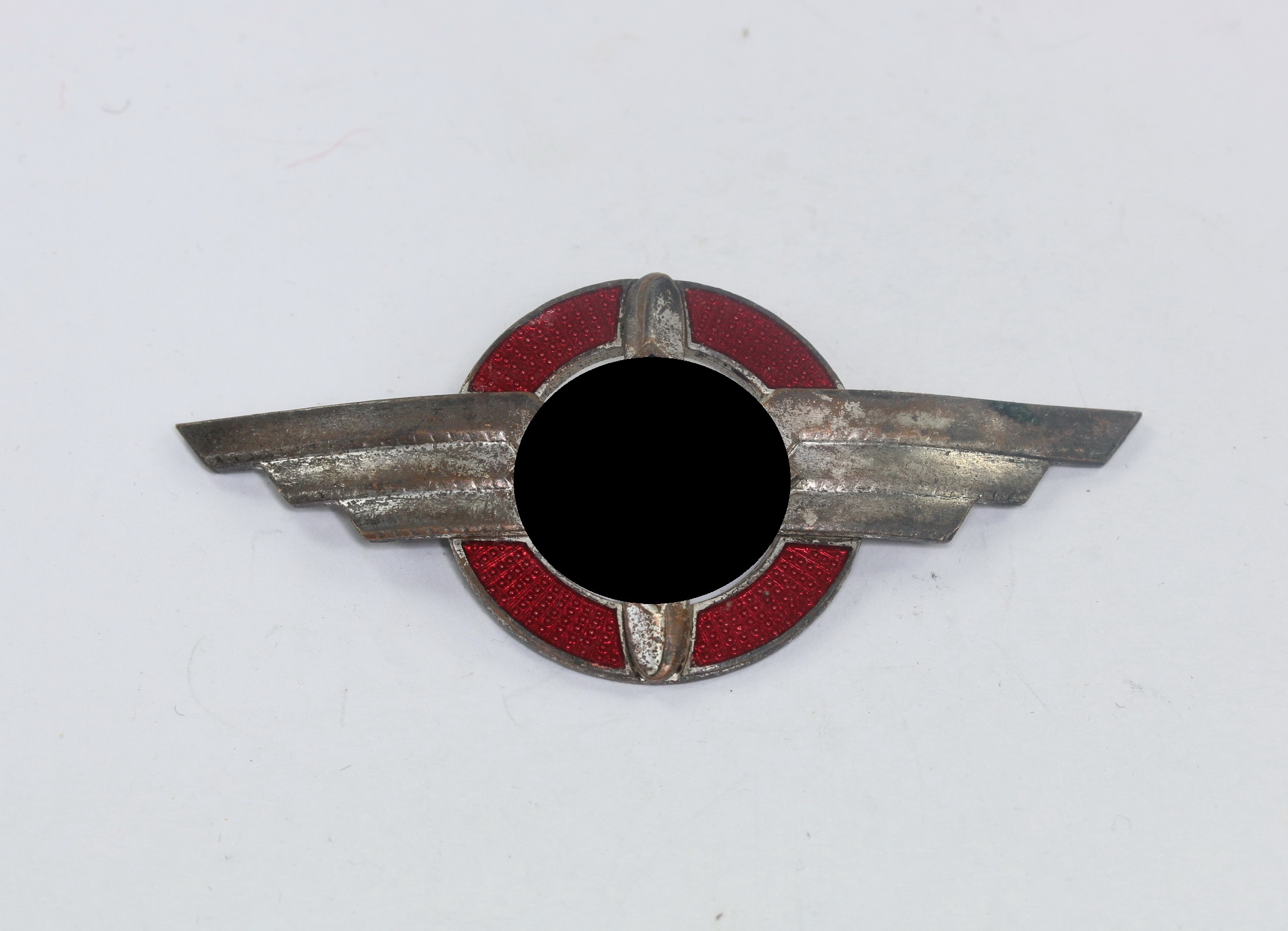 deutscher_luftsport_verband_dlv_abzeichen_f_r_die_schirmm_tze_hst Deutscher Luftsport Verband (DLV), Abzeichen für die Schirmmütze, Hst. Wilh. Deumer Lüdenscheid – Bild 1