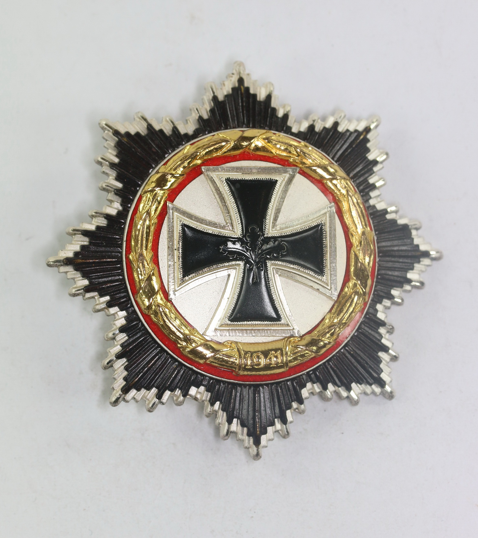 deutsches_kreuz_in_gold_1957_deschler_sohn_leutnant_herbert_isachsen_1__4nd German Cross in Gold 1957. Type Deschler & Sohn, (Oberst Herbert Ihlefeld) – Bild 1