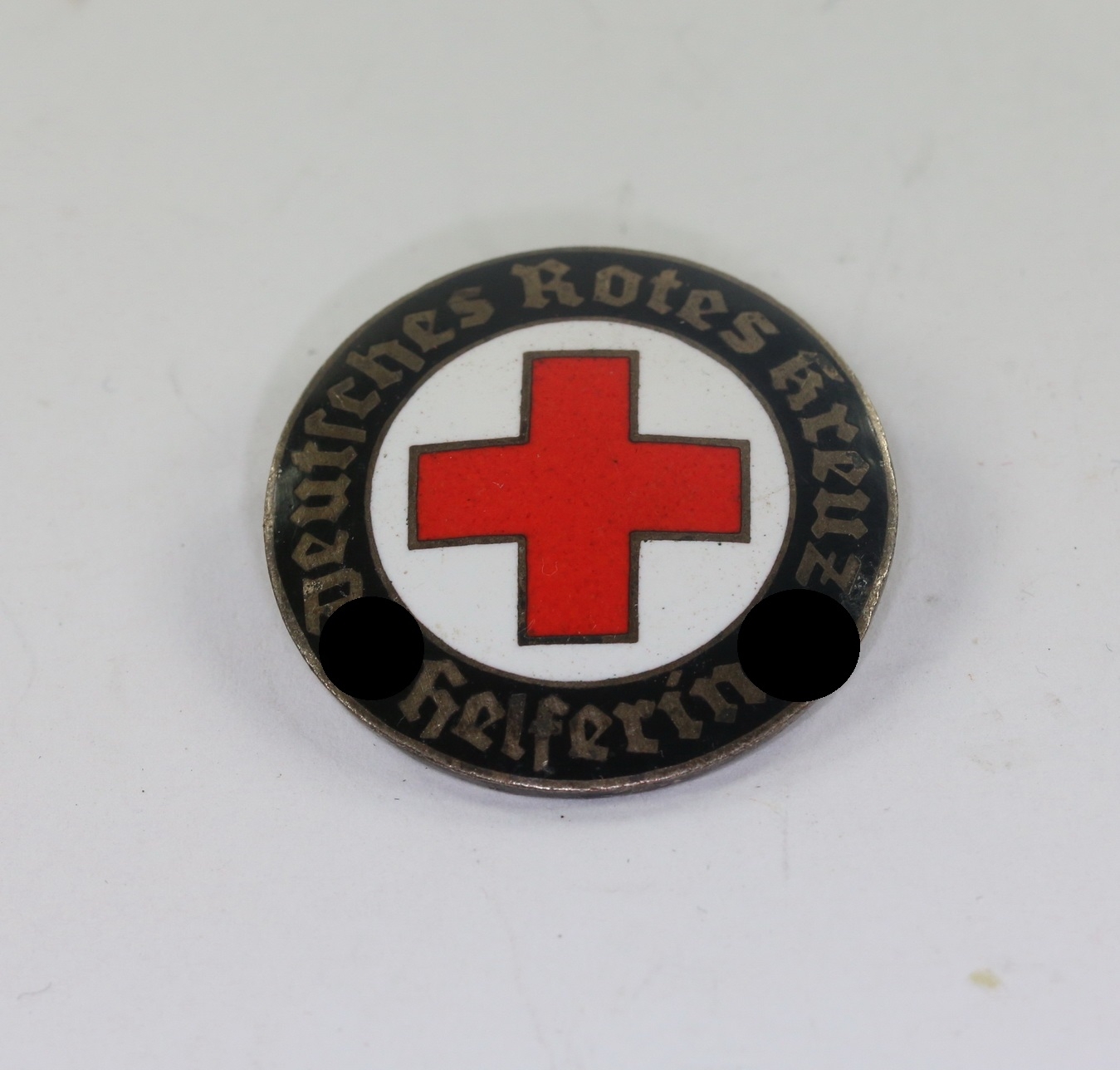  Deutsches Rotes Kreuz (DRK), Brosche für Helferin, Hst. Hermann Aurich – Bild 1