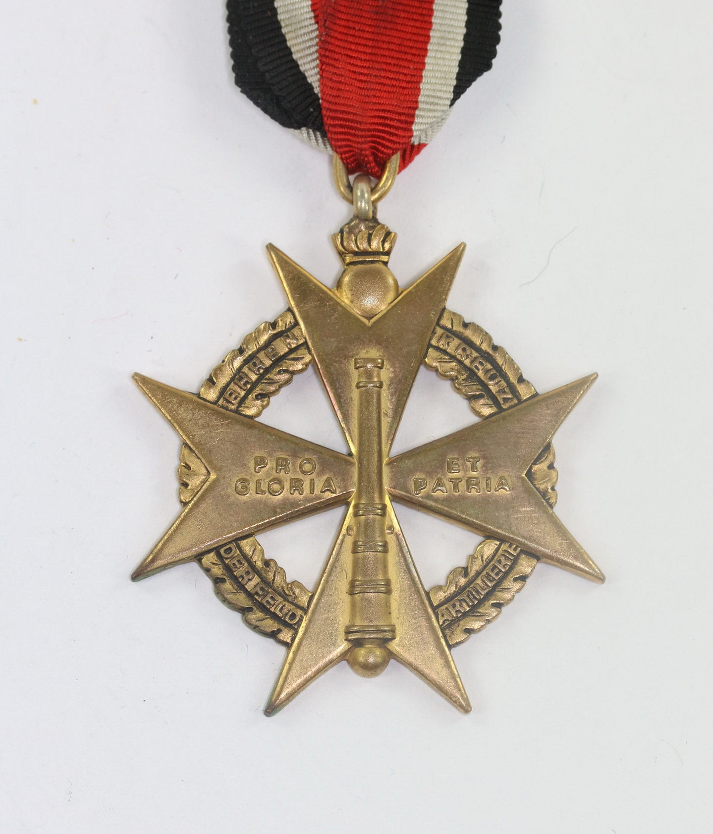 Artillery Cross of Honour. Maker H.J. Wilm Berlin - Pro Patria et Gloria – Bild 1