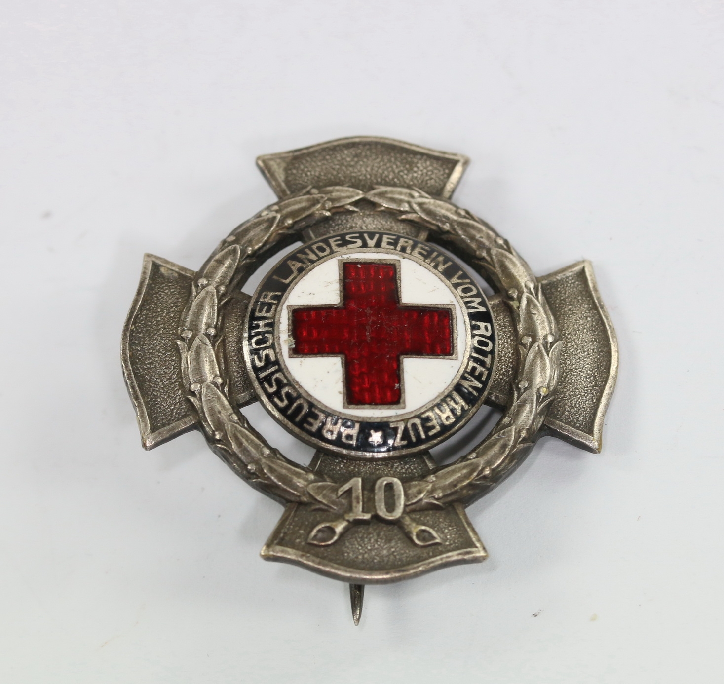 Ehrenzeichen des Preußischen Landesvereins vom Roten Kreuz 10 Jahre – Bild 1