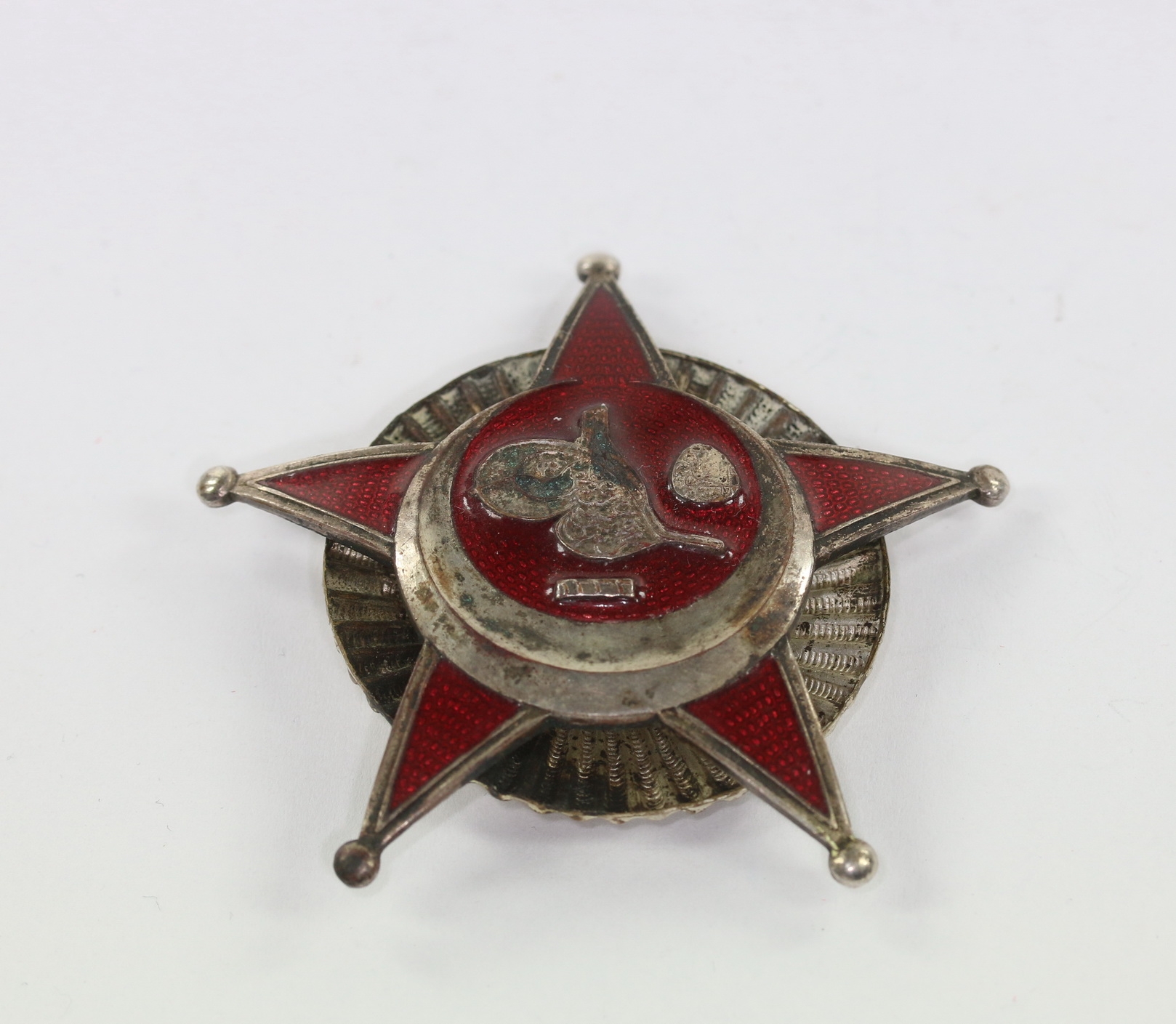 Gallipoli Star (Iron Half-Moon) on Screwback. Type Deumer. – Bild 1