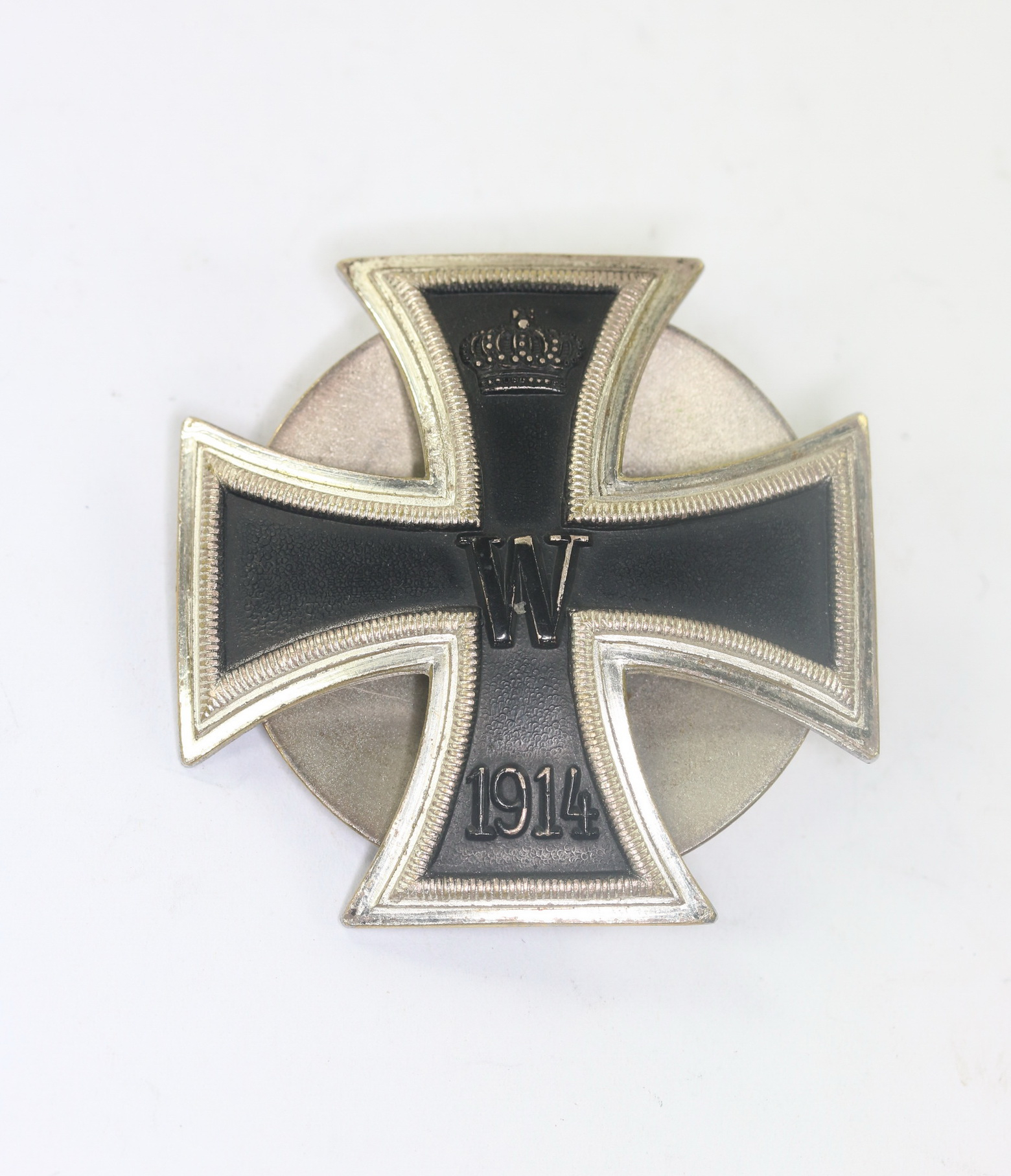 Eisernes Kreuz 1. Klasse 1914, an Schraube und Scheibe, Otto Schickle – Bild 1