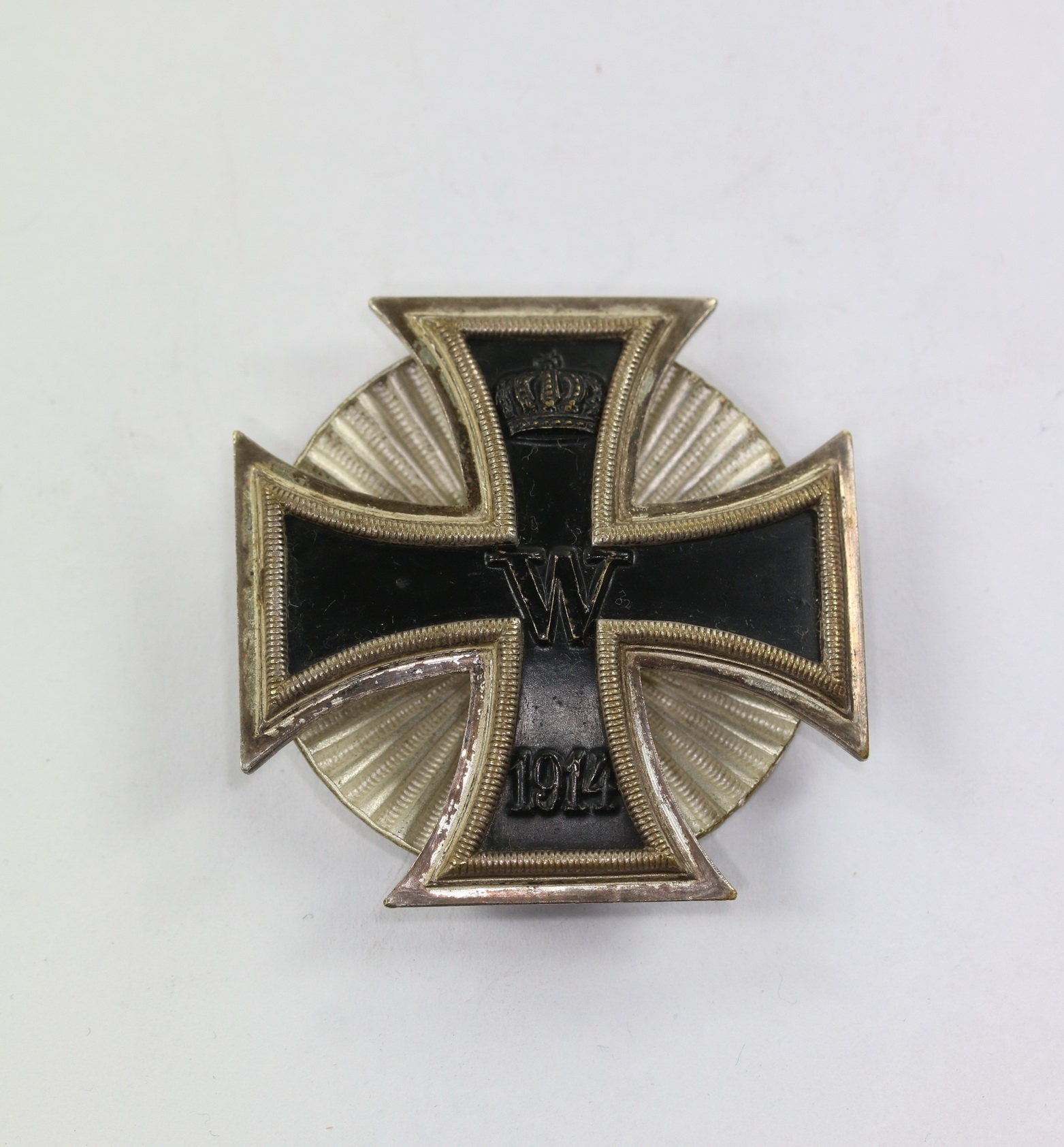 eisernes_kreuz_1 Iron Cross 1st Class 1914 on Screwback . Type Wilhelm Deumer. – Bild 1