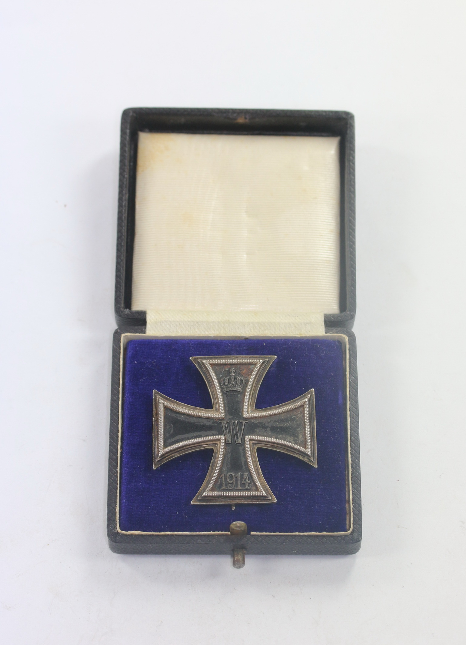Eisernes Kreuz 1. Klasse 1914, Hst. CD 800 (Carl Dillenius), im Etui – Bild 1