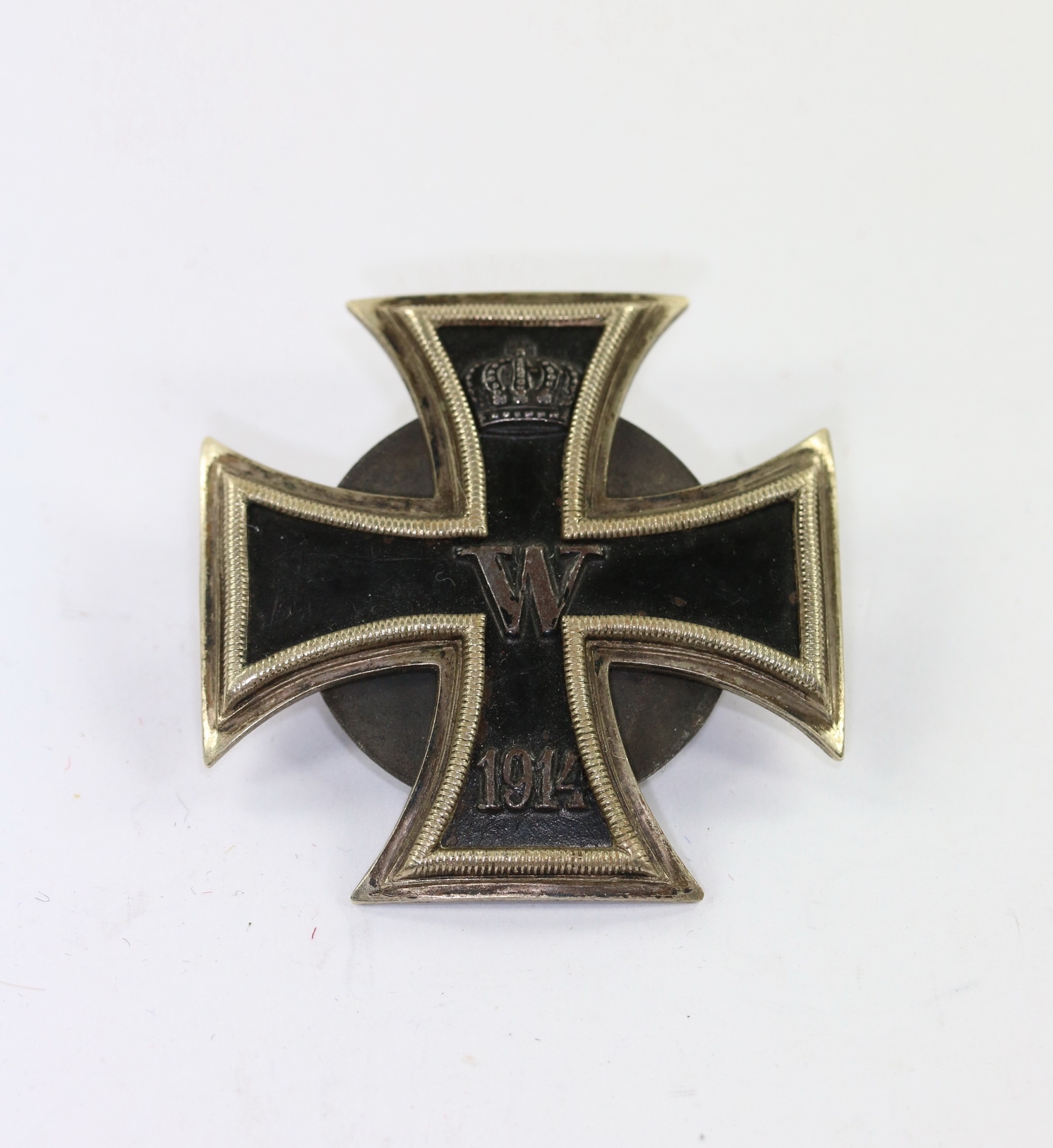 eisernes_kreuz_1 Iron Cross 1st Class 1914 on Screwback. – Bild 1