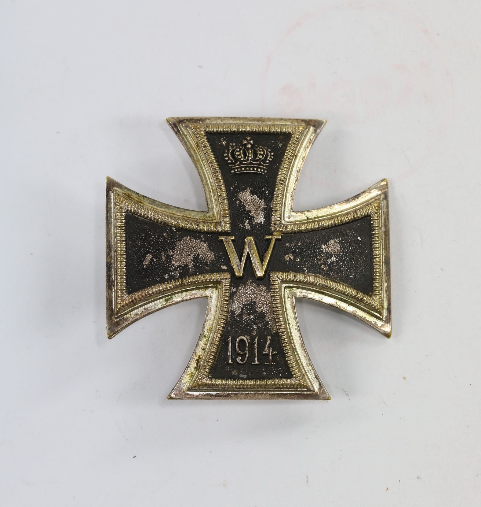 eisernes_kreuz_1 Iron Cross 1st Class 1914. Type Petz & Lorenz, Short Pin, Non-magnetic. – Bild 1