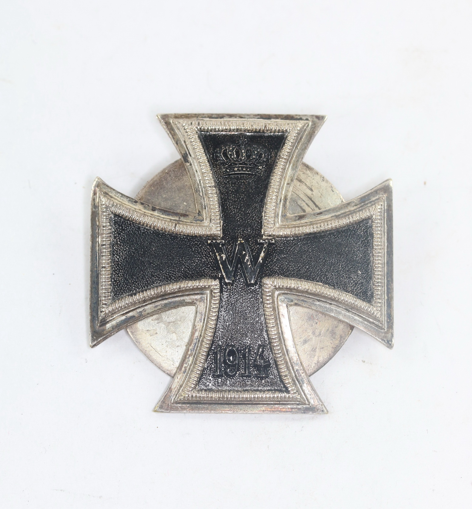 eisernes_kreuz_1 Iron Cross 1st Class 1914 on Screwback. Type Petz & Lorenz, One Piece.. – Bild 1