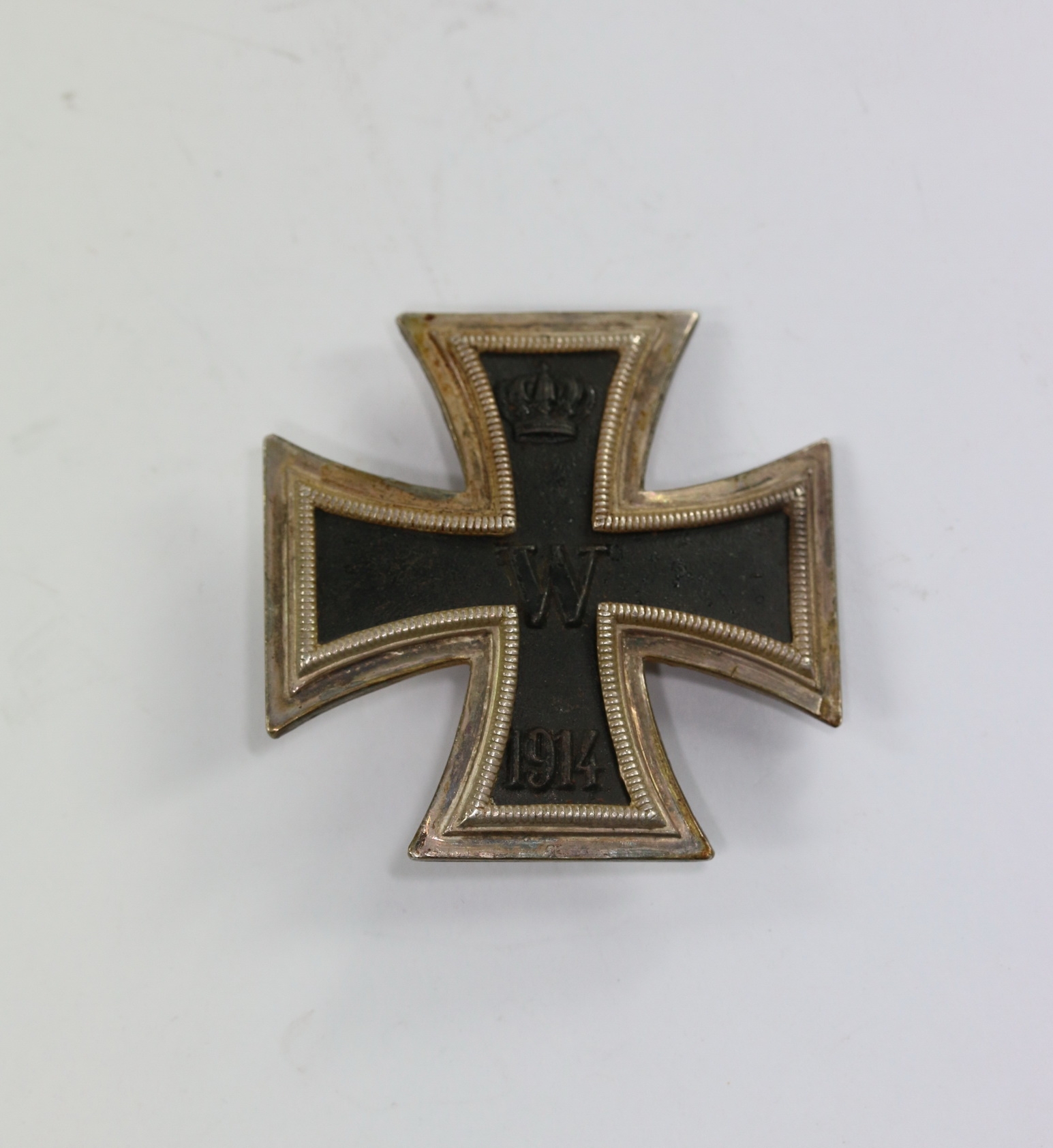 Iron Cross 1st Class 1914. 800 Silver, Reduction/Prince Size. – Bild 1