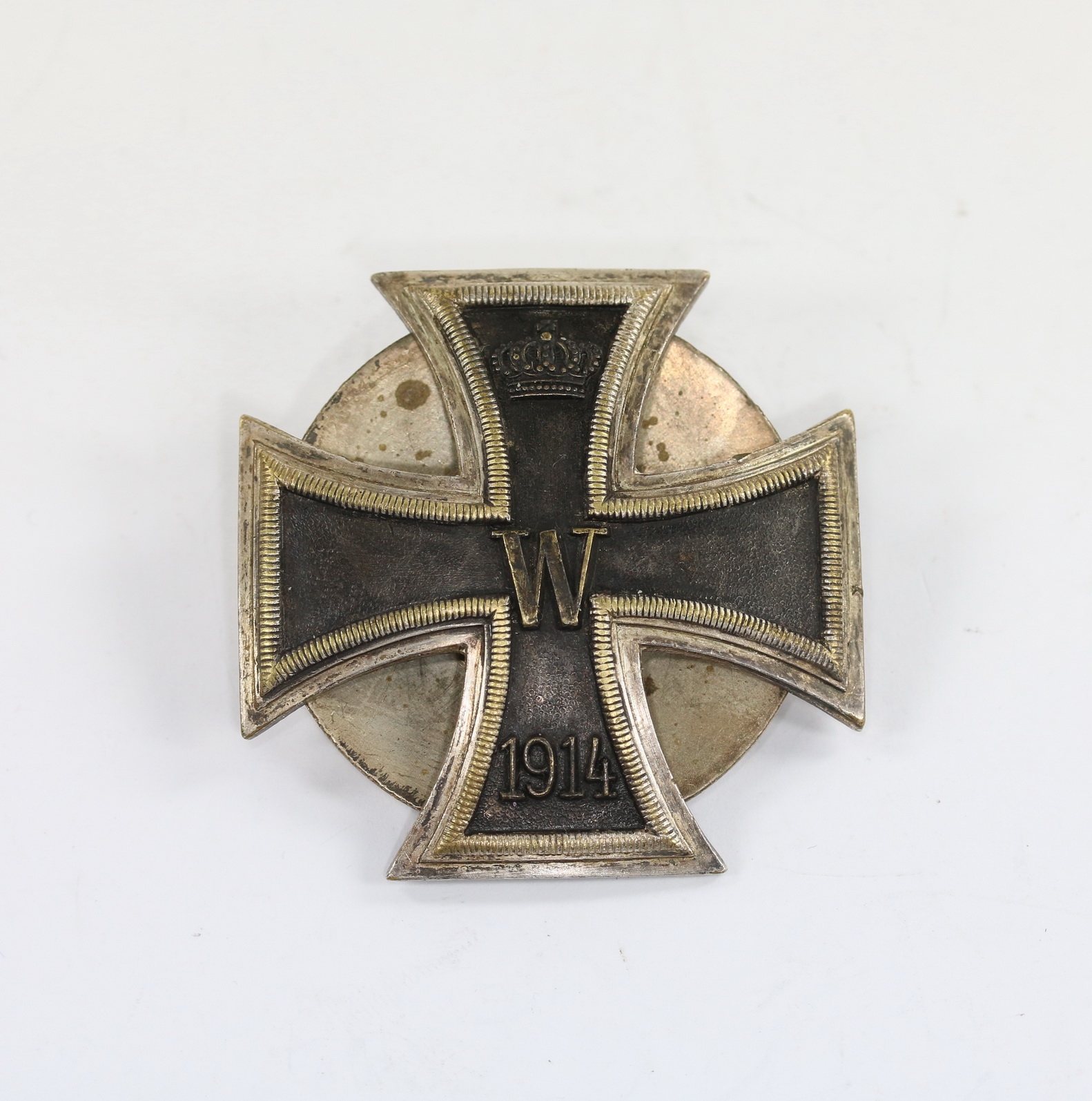 eisernes_kreuz_1 Eisernes Kreuz 1. Klasse 1914, Schickle, einteilig, an Schraubscheibe – Bild 1