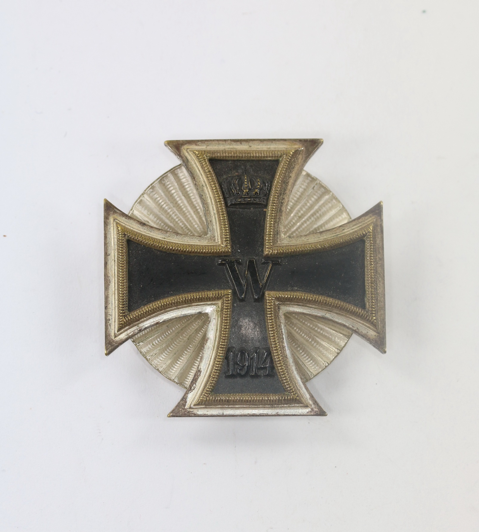  Eisernes Kreuz 1. Klasse 1914, Wilhelm Deumer, Sternschraube, nicht magnetisch – Bild 1