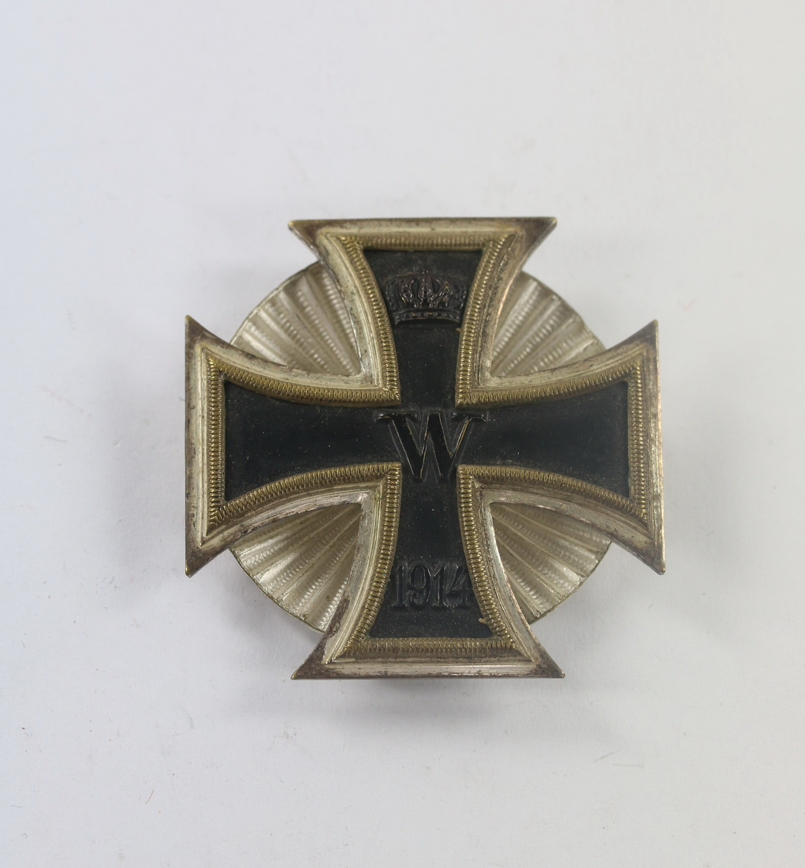  Eisernes Kreuz 1. Klasse 1914, Wilhelm Deumer, Sternschraube, nicht magnetisch – Bild 1