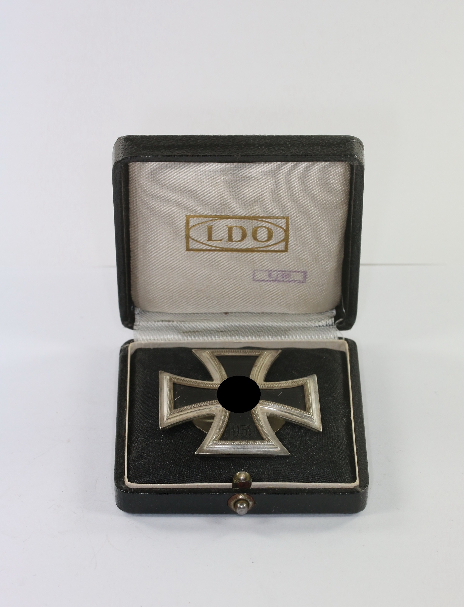 eisernes_kreuz_1 Eisernes Kreuz 1. Klasse 1939, Hst. L/18, an Schraubscheibe, im LDO Etui, L/18 – Bild 1
