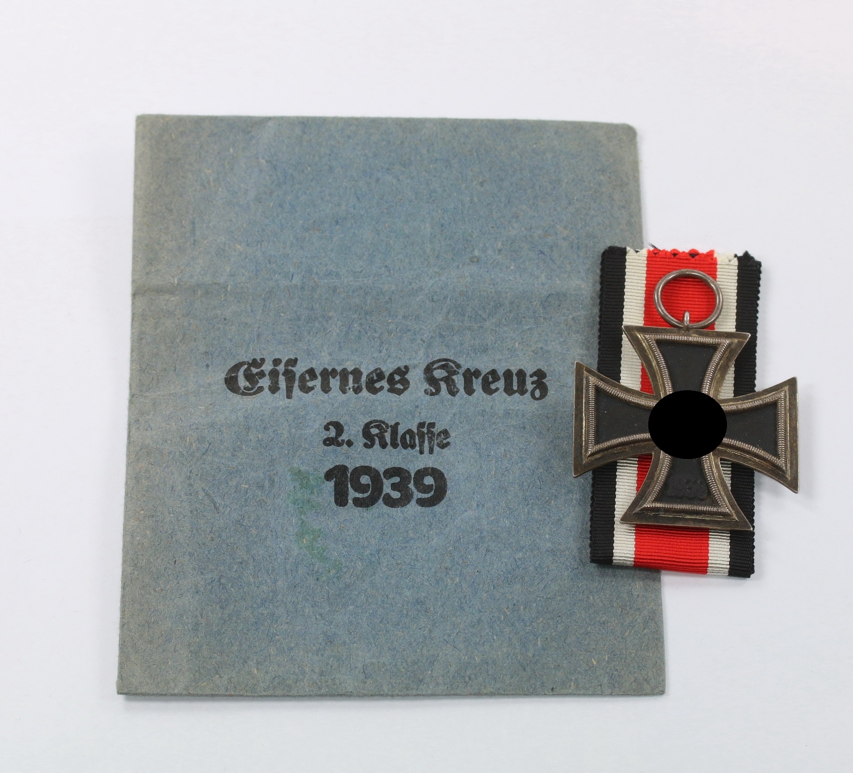 Iron Cross 2nd Class 1939 in Envelope. Maker 138, Julius Maurer, Oberstein a. d. Nahe – Bild 1
