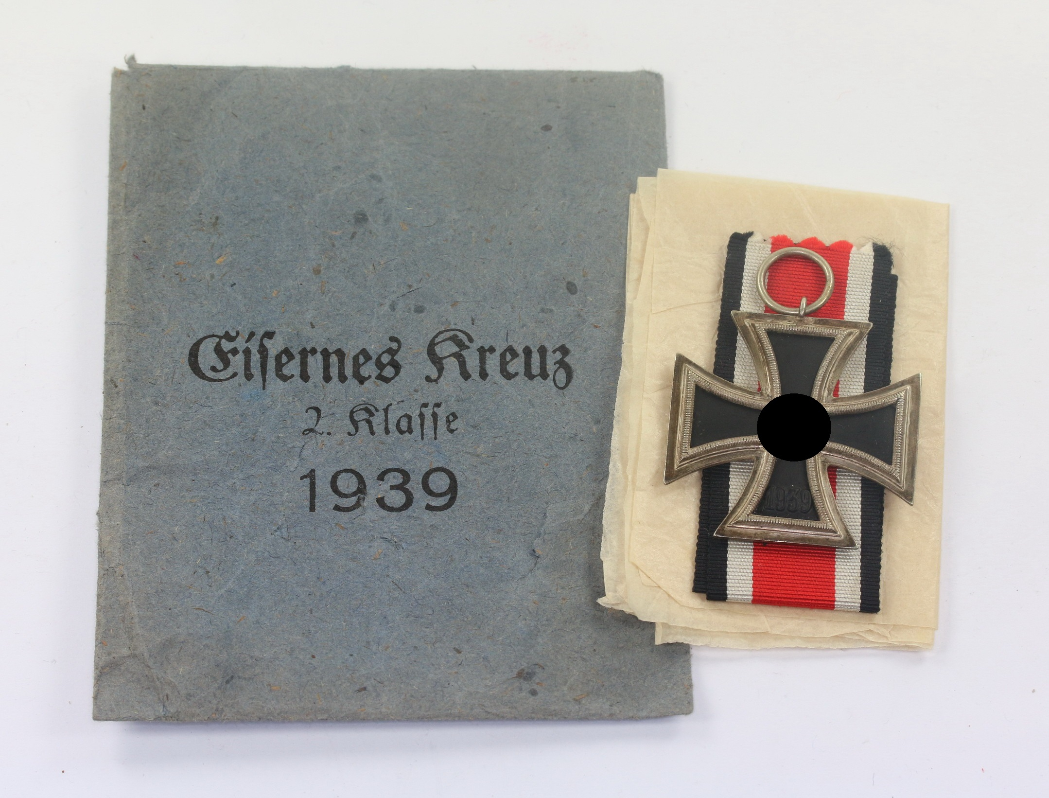 Iron Cross 2nd Class 1939 in Envelope. Maker 138, Julius Maurer, Oberstein a. d. Nahe – Bild 1