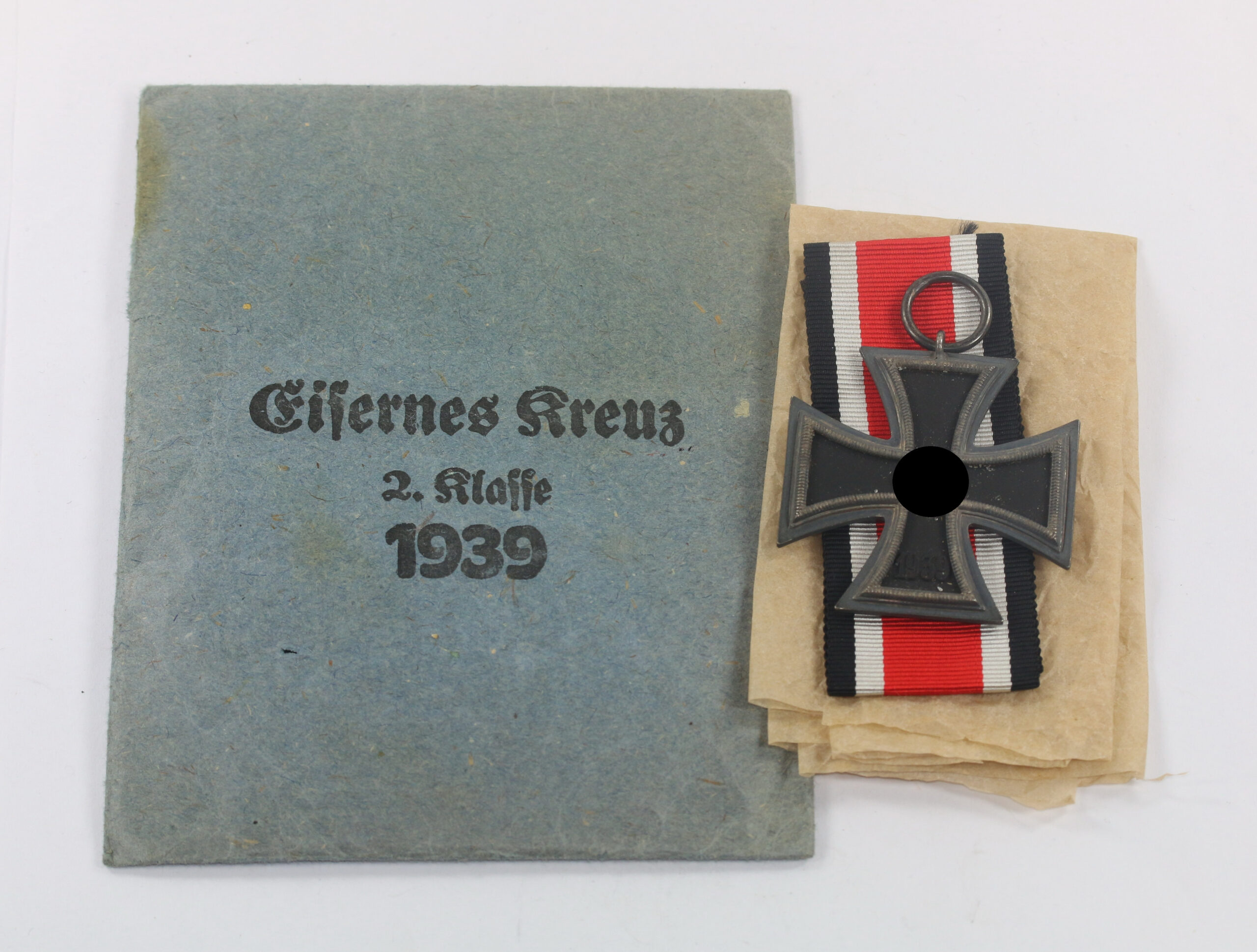 eisernes_kreuz_2 Eisernes Kreuz 2. Klasse 1939, in Verleihungstüte Hammer & Söhne, Geringswalde – Bild 1