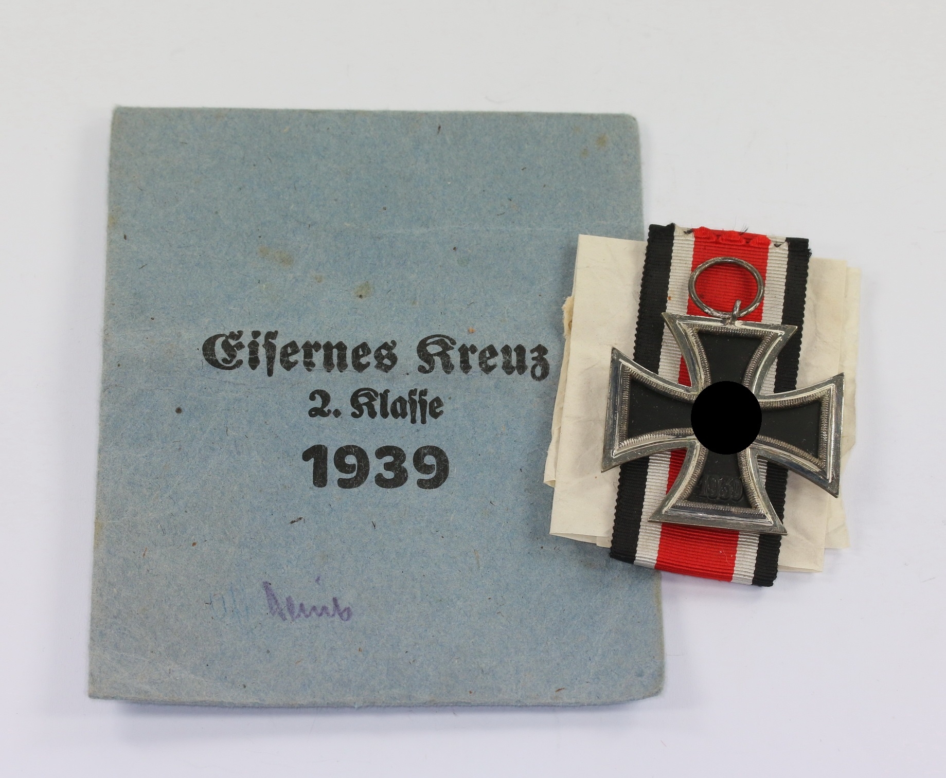 eisernes_kreuz_2 Eisernes Kreuz 2. Klasse 1939, in Verleihungstüte Walter & Henlein – Bild 1