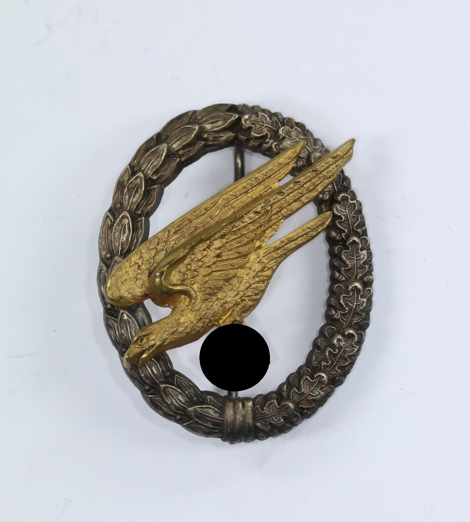 fallschirmsch_tzenabzeichen_der_luftwaffe_hst Luftwaffe Paratrooper Badge. Maker C.E. Juncker Berlin S.W. – Bild 1