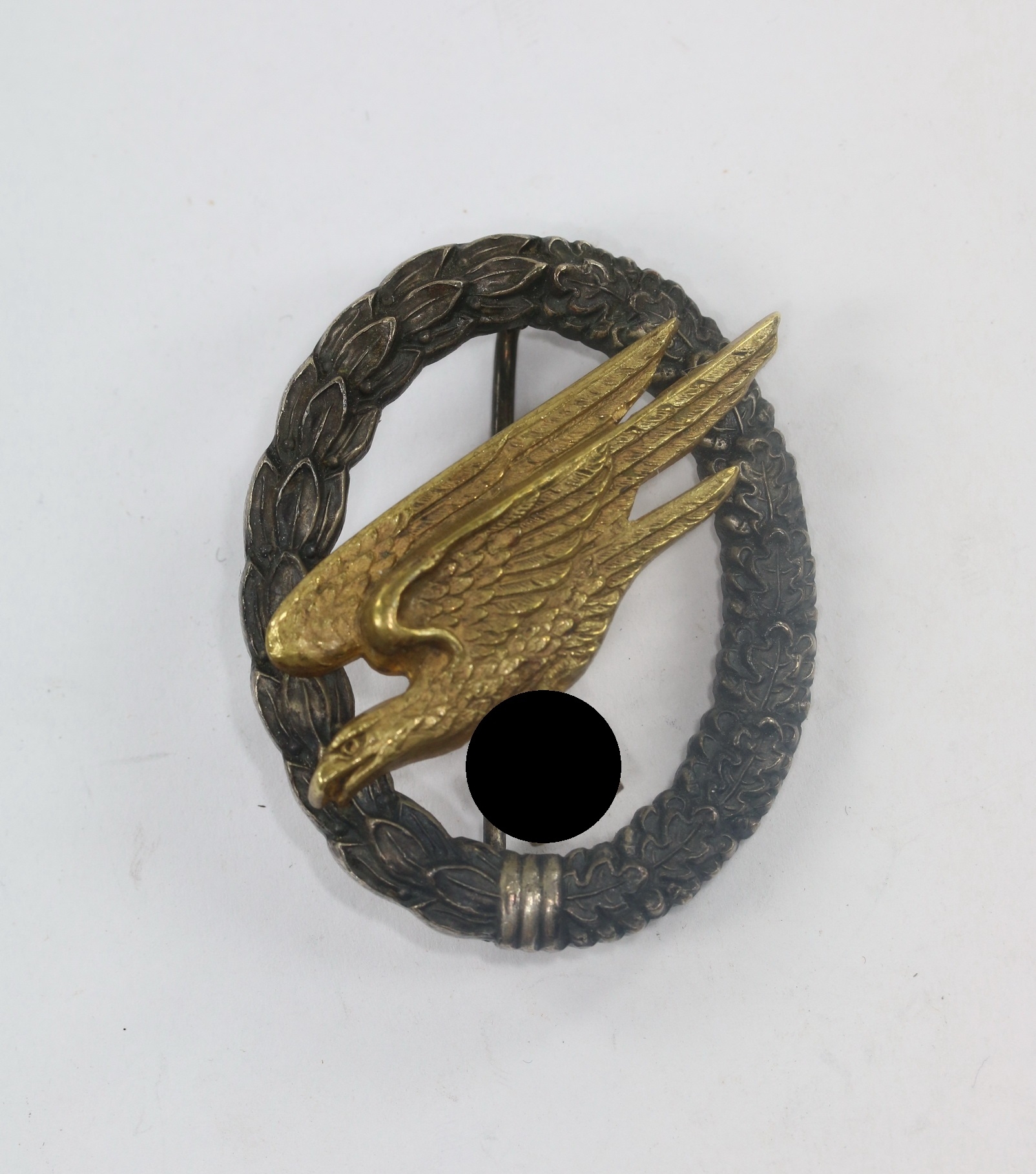 fallschirmsch_tzenabzeichen_der_luftwaffe_hst Luftwaffe Paratrooper Badge. Maker C.E. Juncker Berlin S.W. – Bild 1