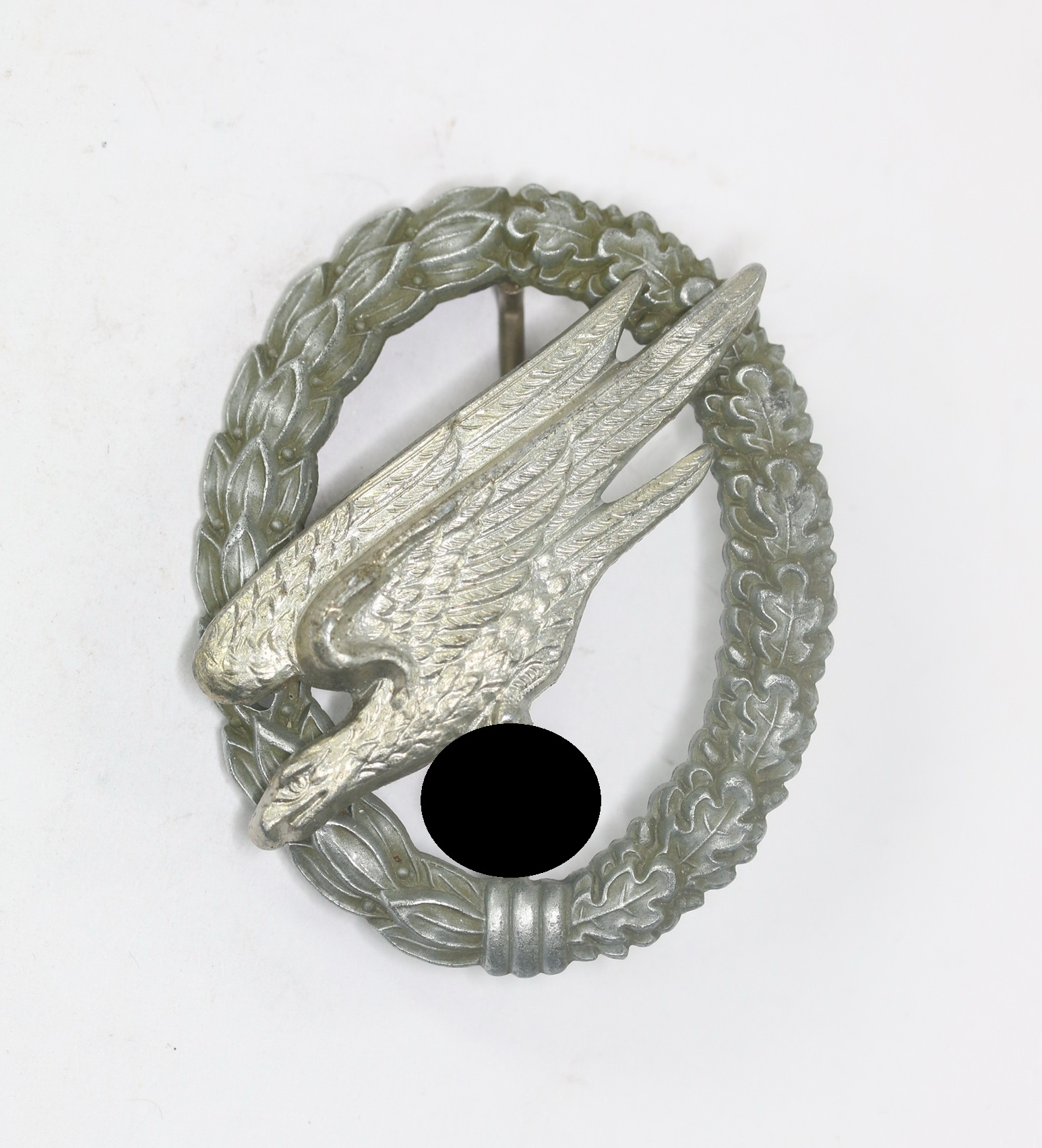 Luftwaffe Paratrooper Badge. Type Steinhauer & Lück, Lüdenscheid (Zink) – Bild 1