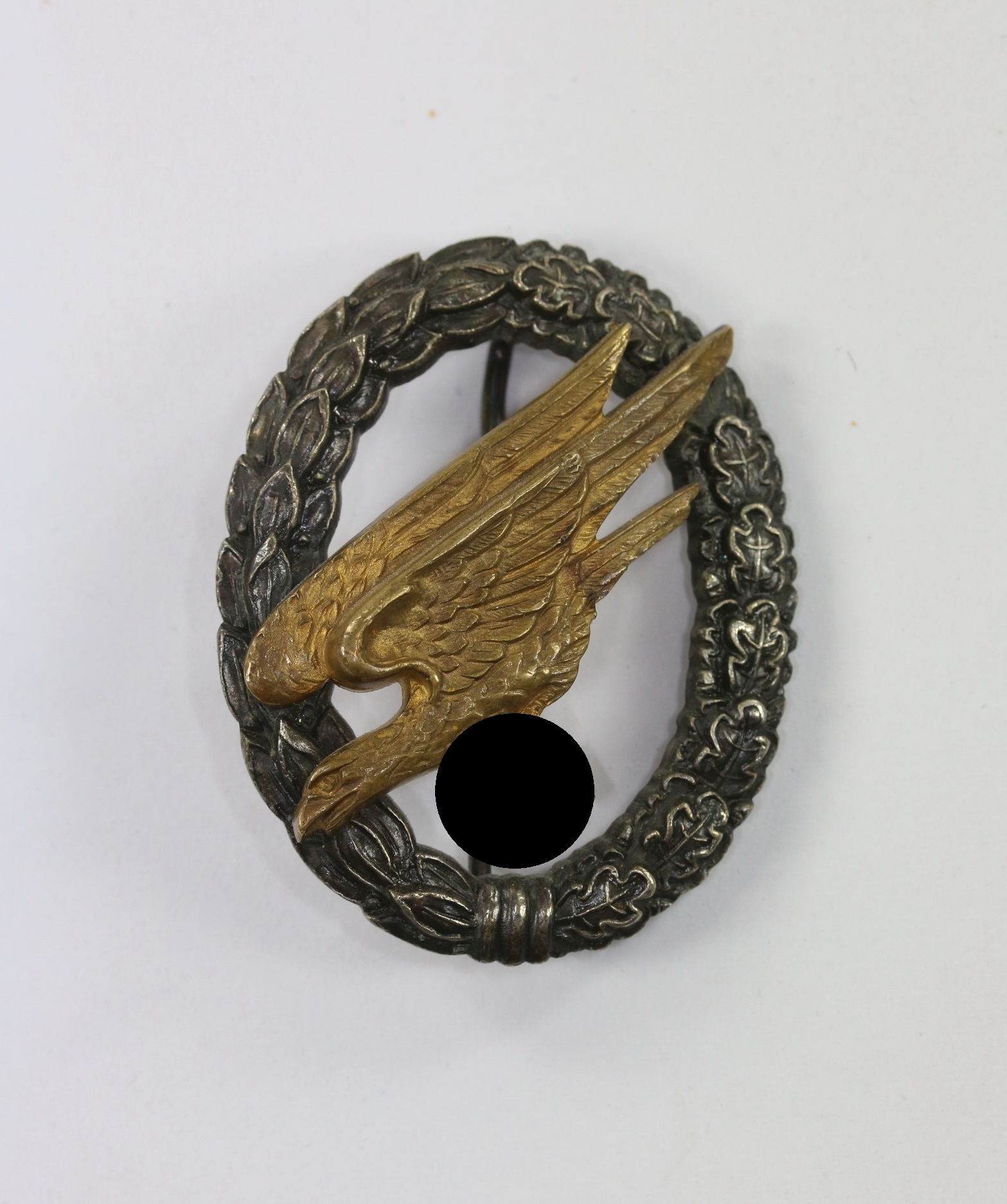 fallschirmsch_tzenabzeichen_der_luftwaffe_hst Fallschirmschützenabzeichen der Luftwaffe, Hst. W. Deumer Lüdenscheid – Bild 1