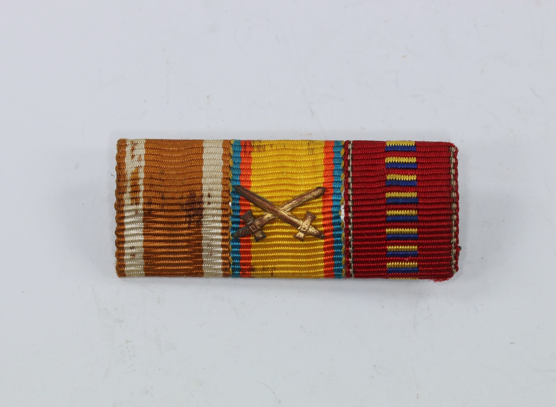 feldspange_rumaenische_orden_1_ Three Place Ribbon Bar. – Bild 1