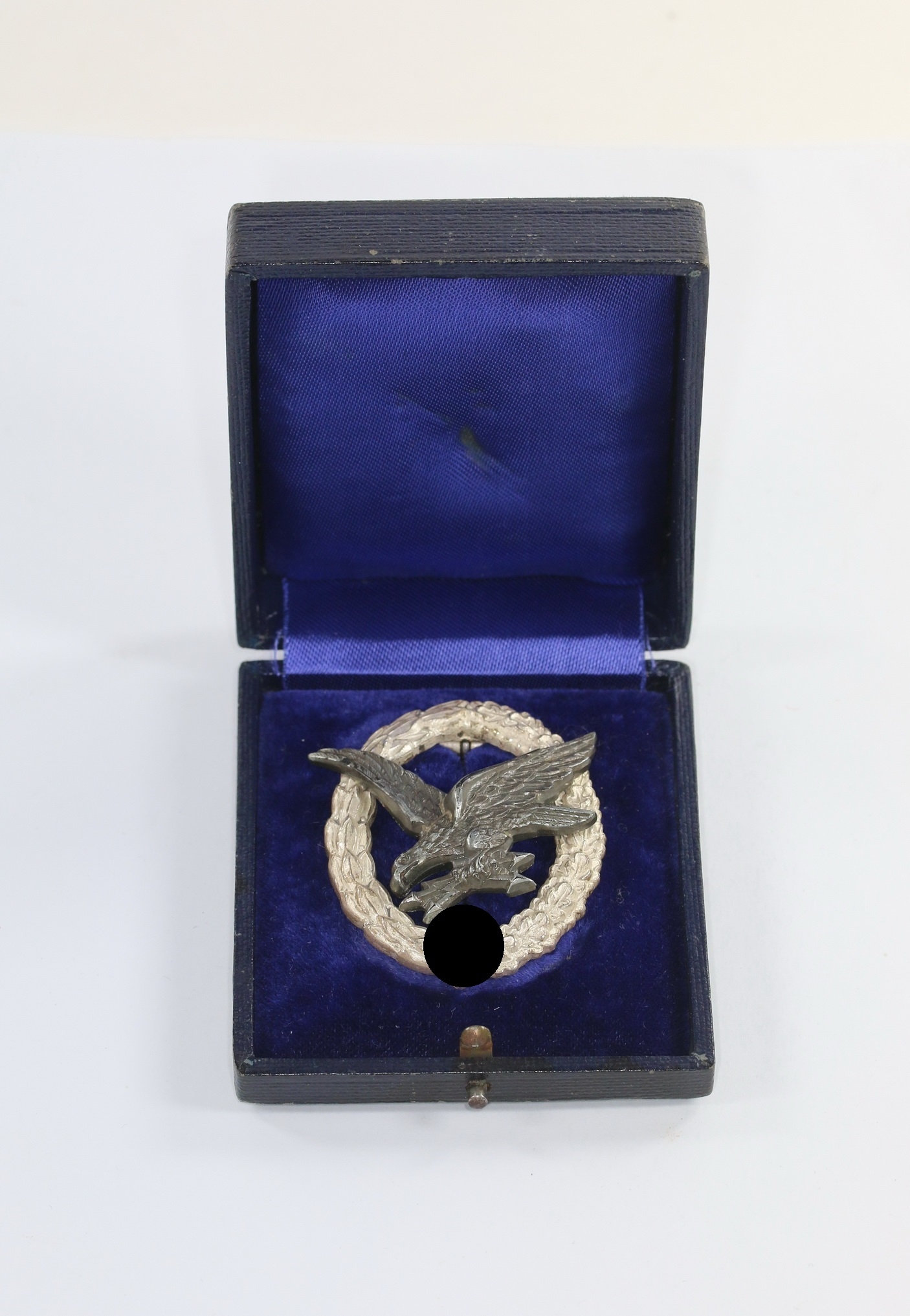 Cased Luftwaffe Air Gunner/Radio Operator Badge. Type FLL. – Bild 1