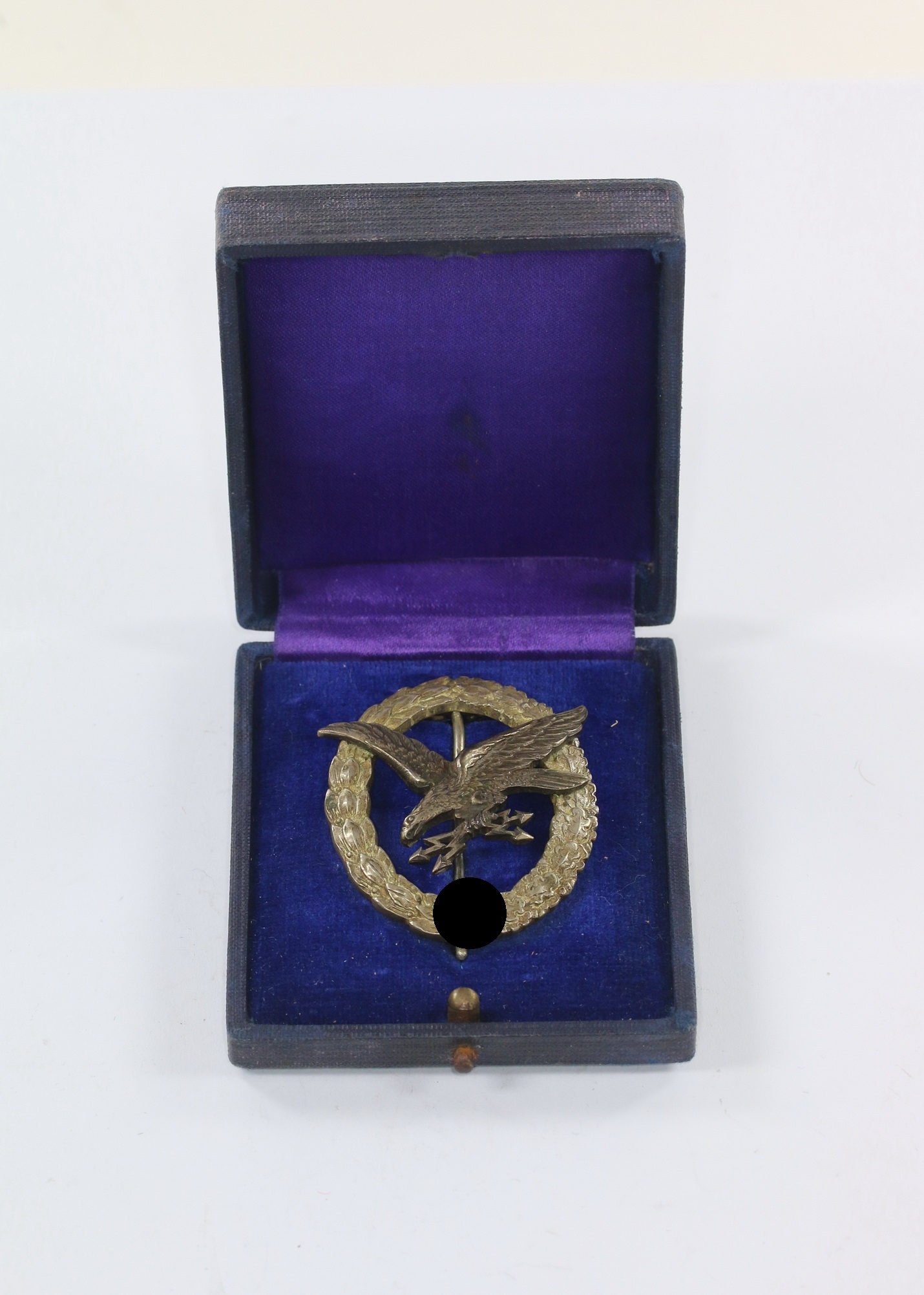 Cased Air Gunner/Radio Operator Badge. Maker CEJ (J1). – Bild 1