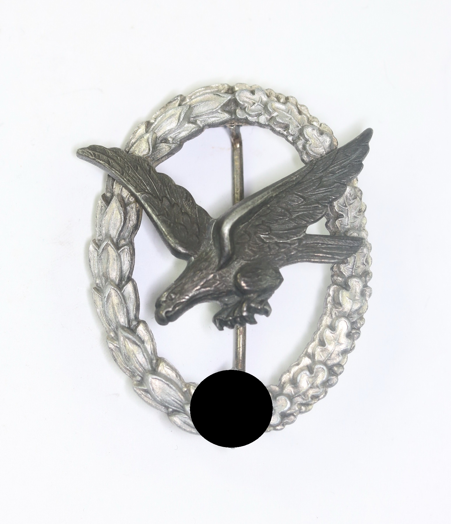 Fliegerschützenabzeichen (ohne Blitzbündel), Hst. W.Deumer Lüdenscheid (Zink) – Bild 1