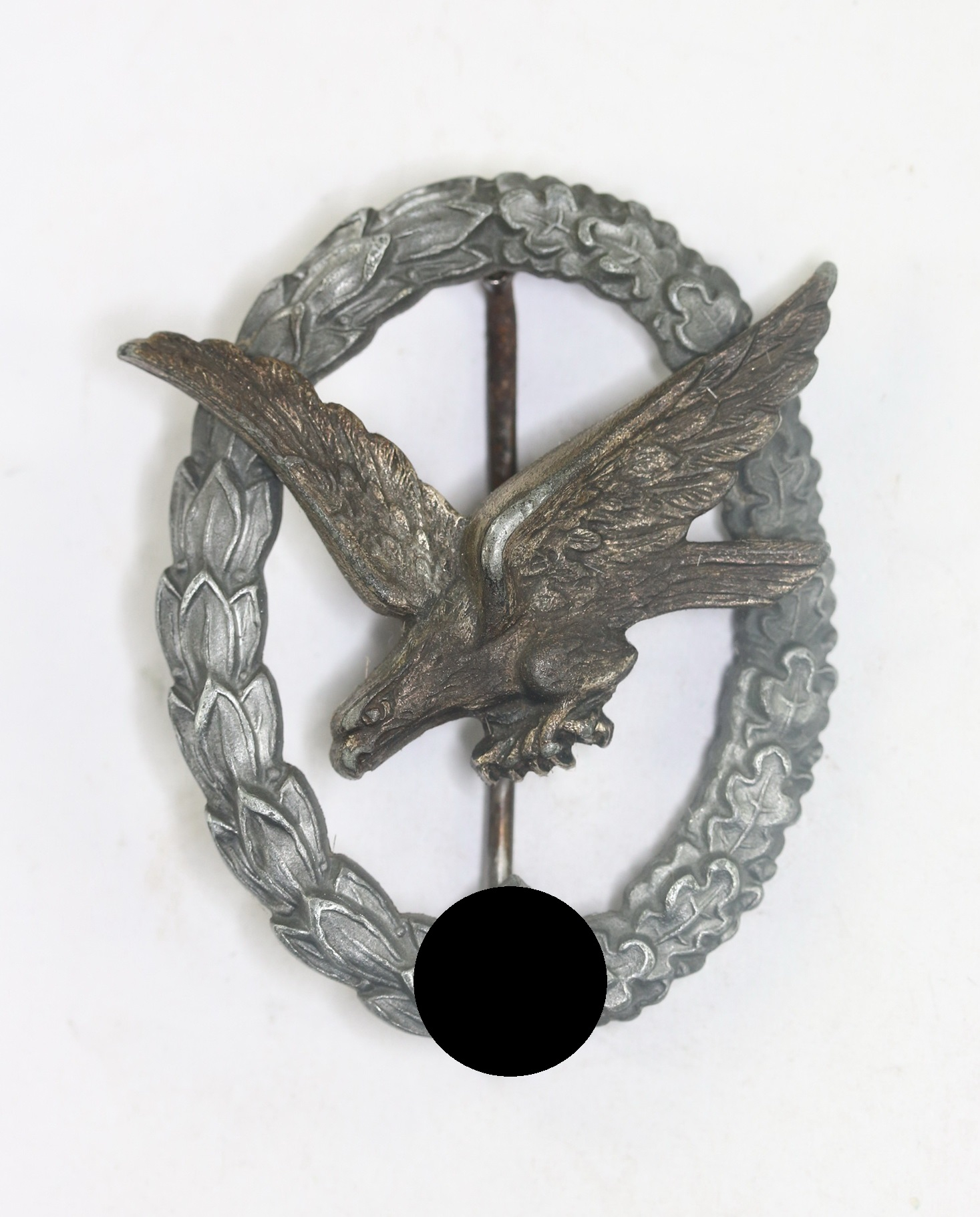 Fliegerschützenabzeichen (ohne Blitzbündel), Hst. W.Deumer Lüdenscheid (Zink) – Bild 1