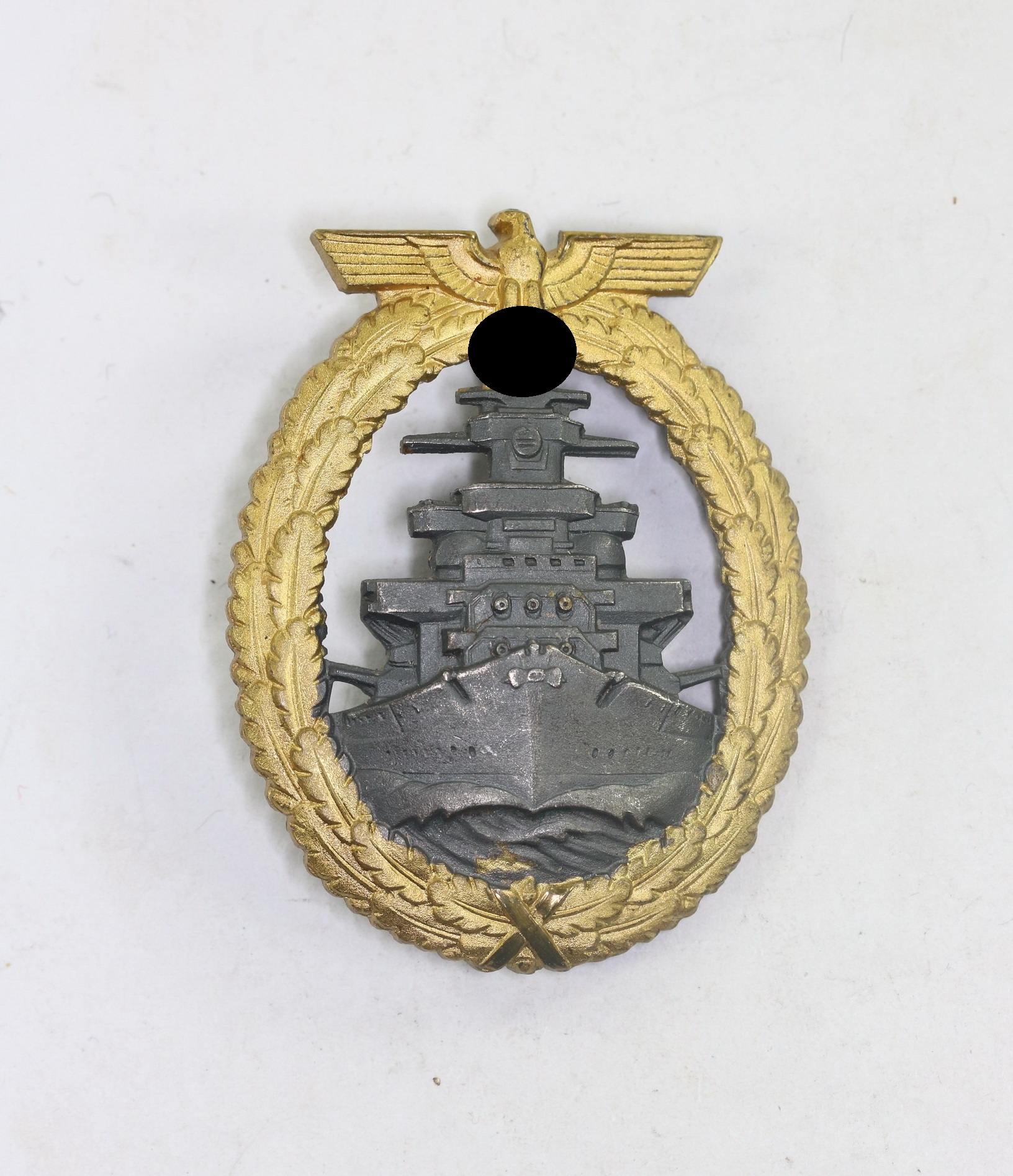 flotten_kriegsabzeichen_hst High Seas Fleet War Badge. Maker Schwerin Berlin. – Bild 1