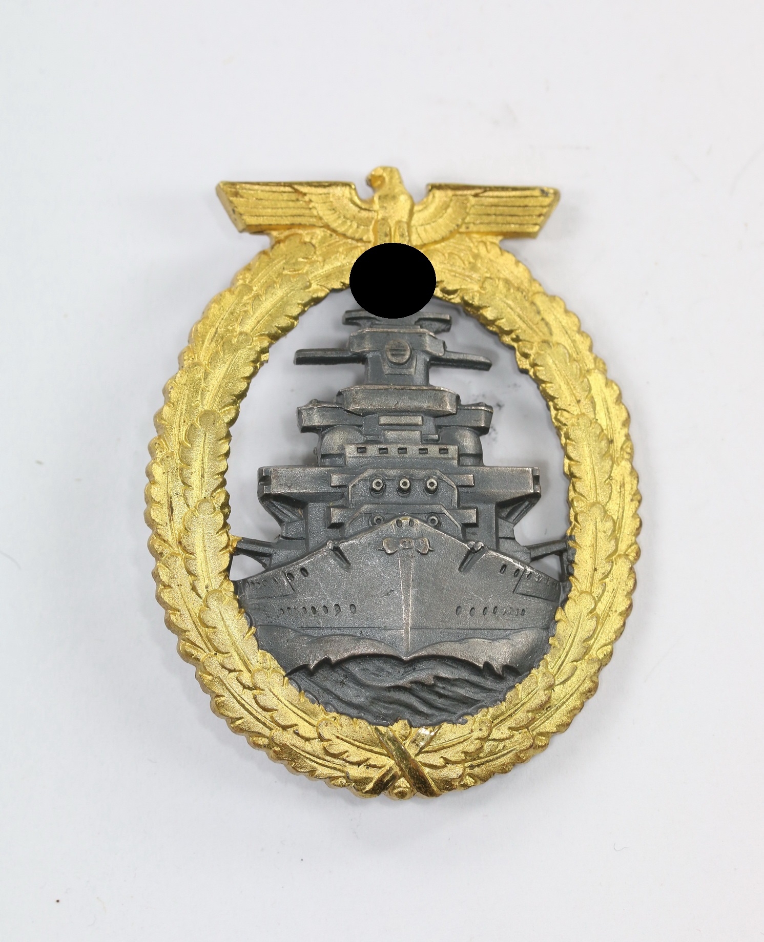 flottenkriegsabzeichen_hst High Seas Fleet War Badge. Maker Schwerin (Early). – Bild 1