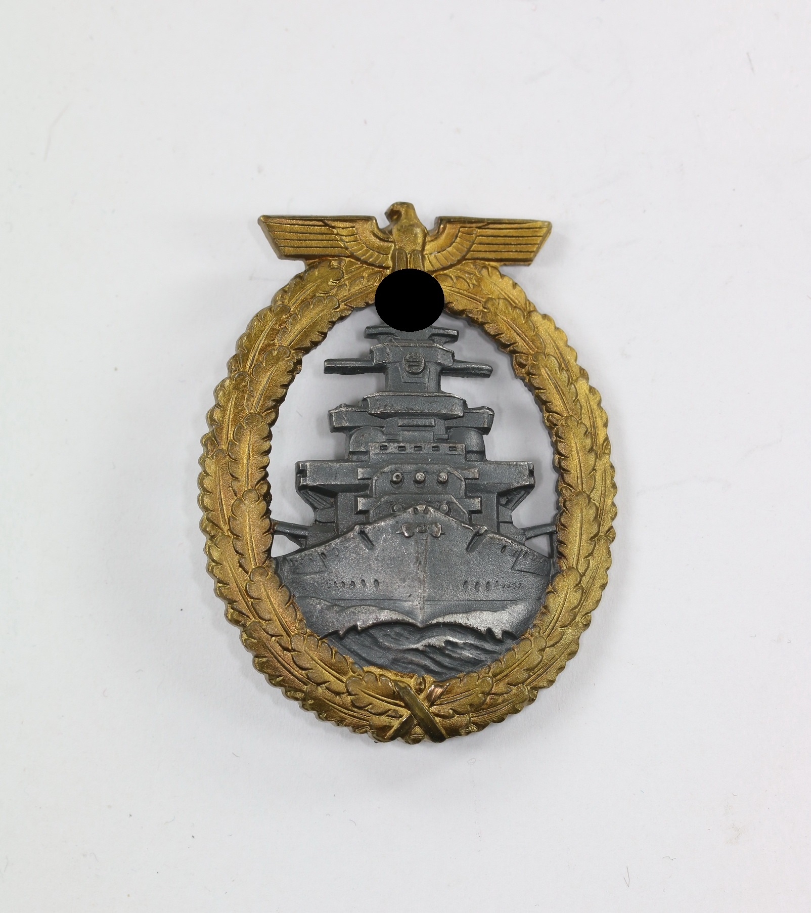 flottenkriegsabzeichen_hst High Seas Fleet War Badge. Maker Schwerin Berlin (Early). – Bild 1