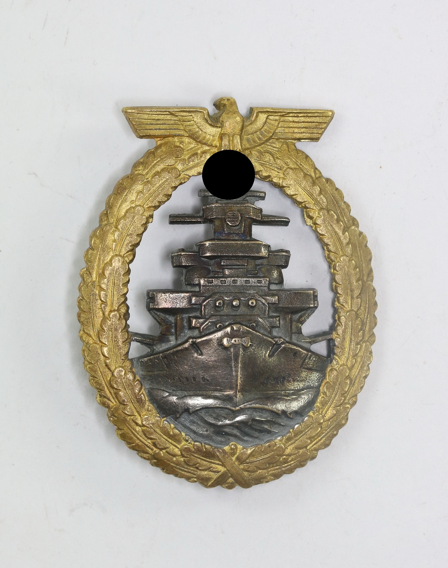 flottenkriegsabzeichen_hst Flottenkriegsabzeichen, Hst. Schwerin Berlin (früh, Fünf Fenster) – Bild 1