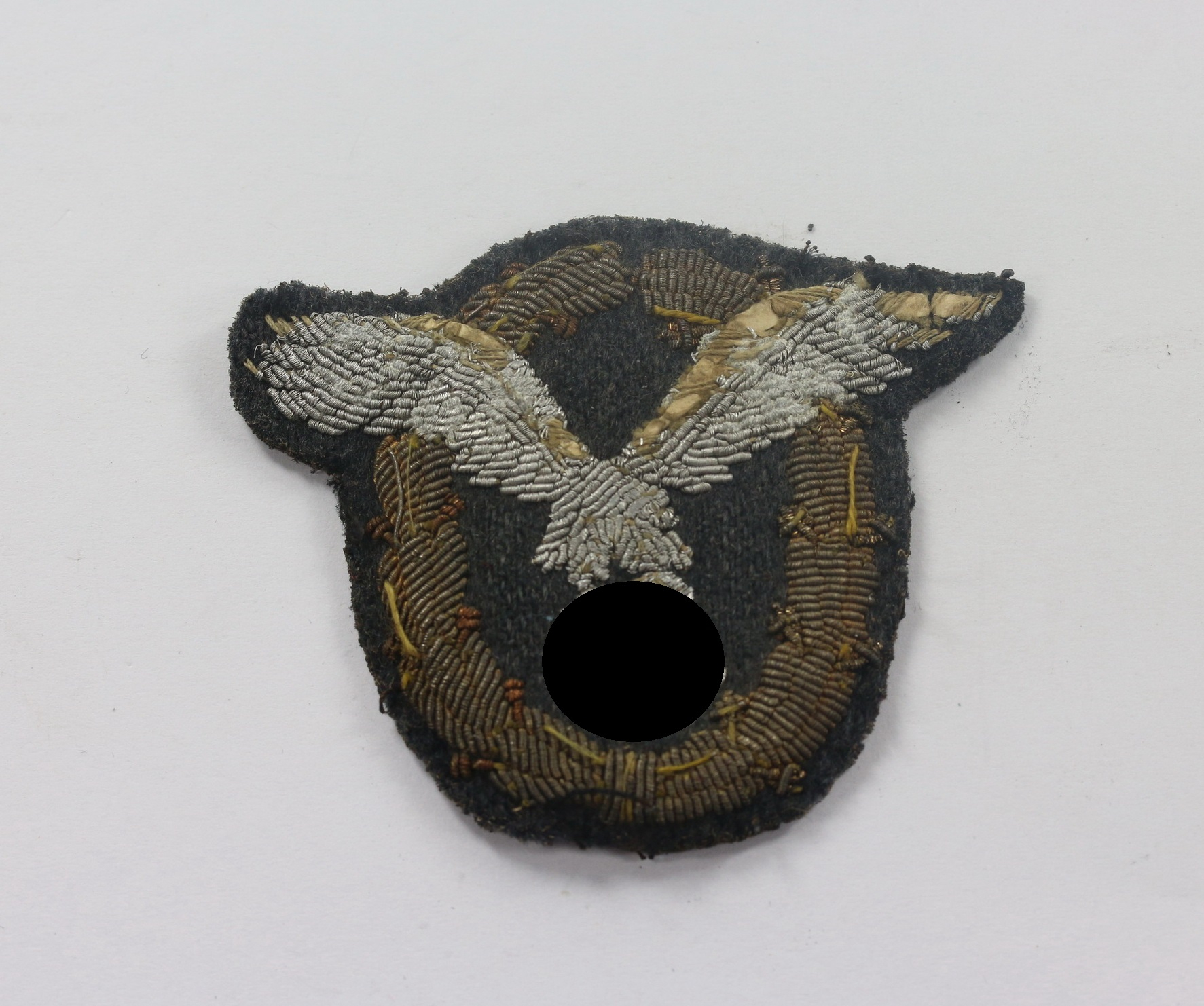 Luftwaffe Combined Pilot & Observer Badge. Embroidered Pattern.  – Bild 1