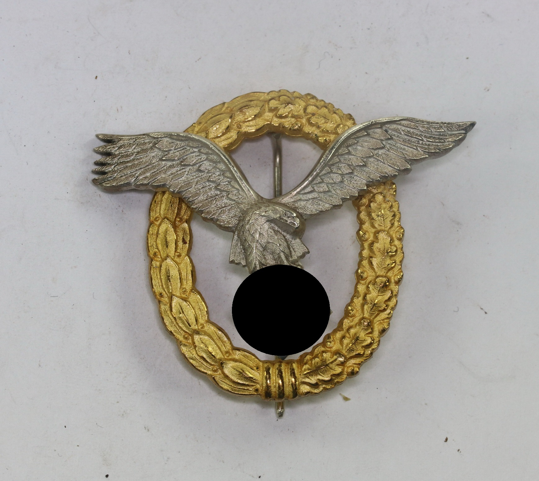 flugzeugf_hrer_und_beobachterabzeichen_doppelabzeichen_friedrich_linden_l_denscheid_fll_1__5 Combined Pilot and Observer Badge. Type Friedrich Linden, Lüdenscheid (FLL) – Bild 1