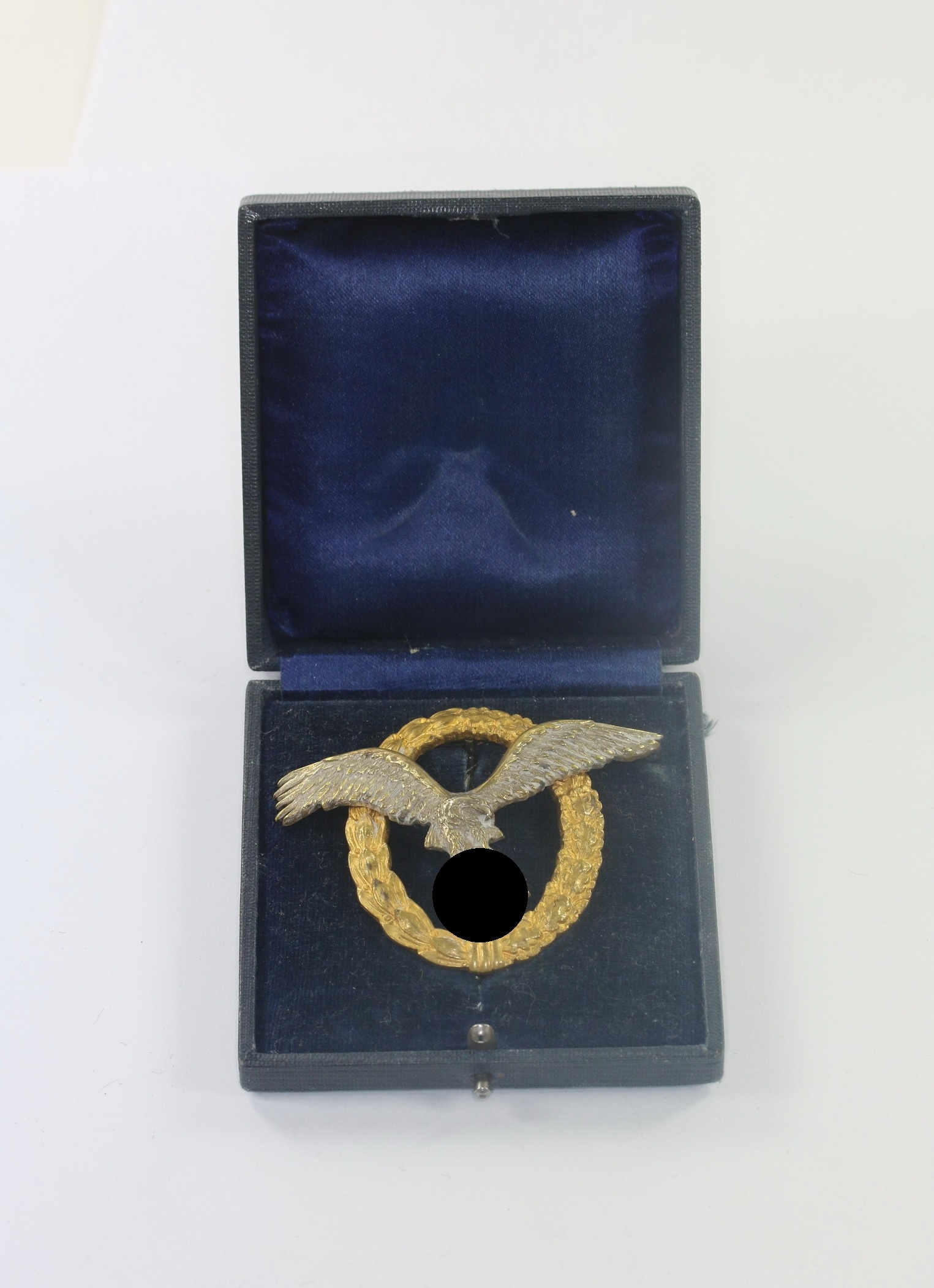 Cased Luftwaffe Pilot & Observer Badge. Maker C.E. Juncker (J1). – Bild 1