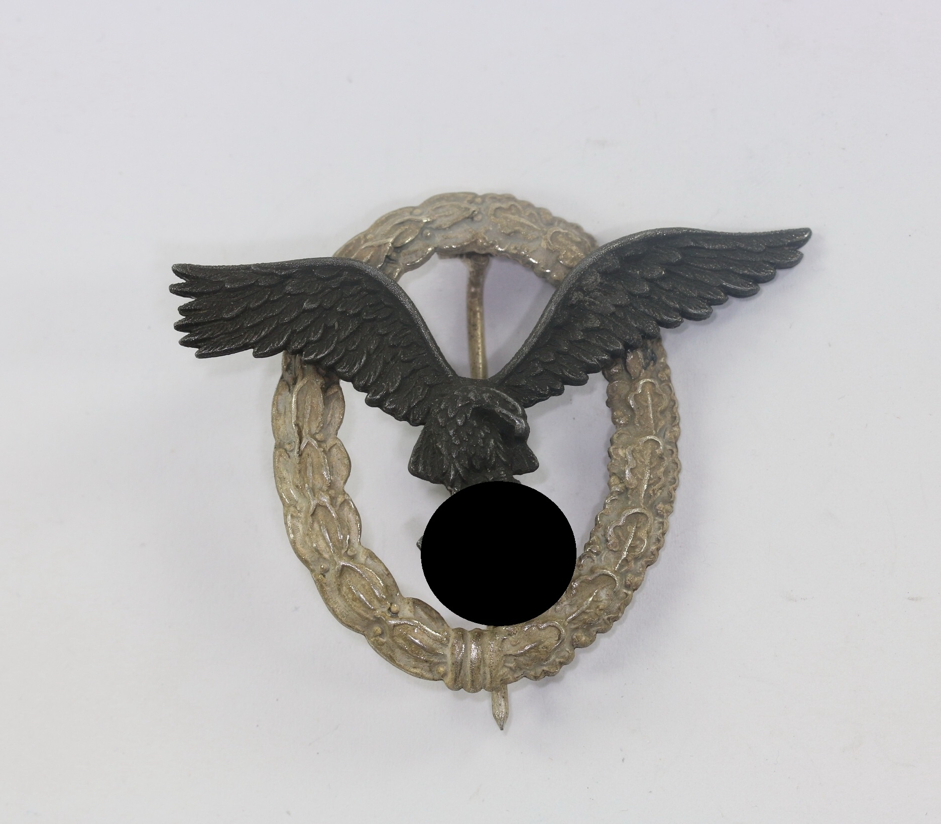 flugzeugf_hrerabzeichen_der_luftwaffe_hst Luftwaffe Pilot Badge. Maker "A" & "L/64". (Assmann & Sohn). – Bild 1