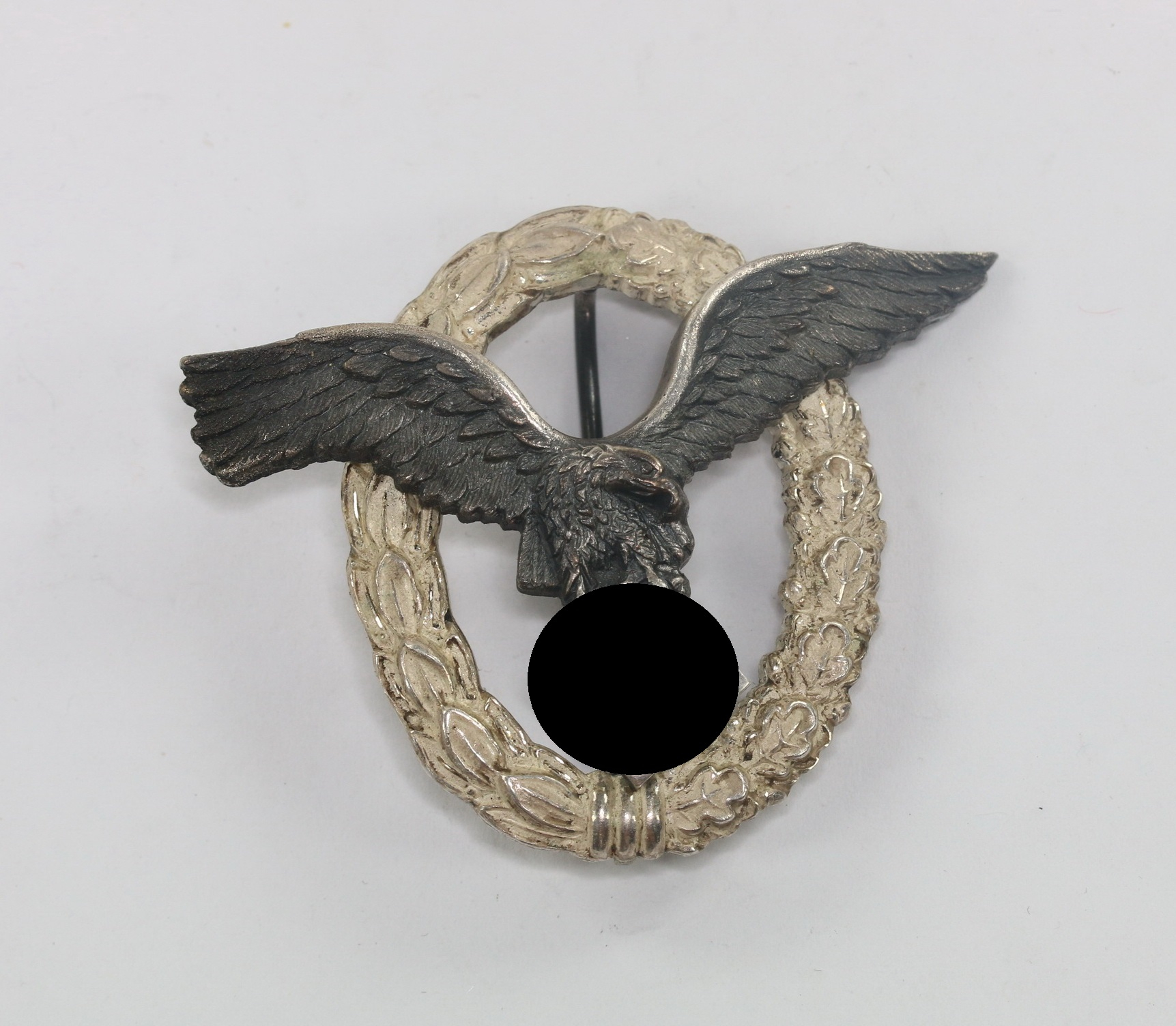 Luftwaffe Pilot Badge. Maker Brüder Scheider A.G. Wien – Bild 1