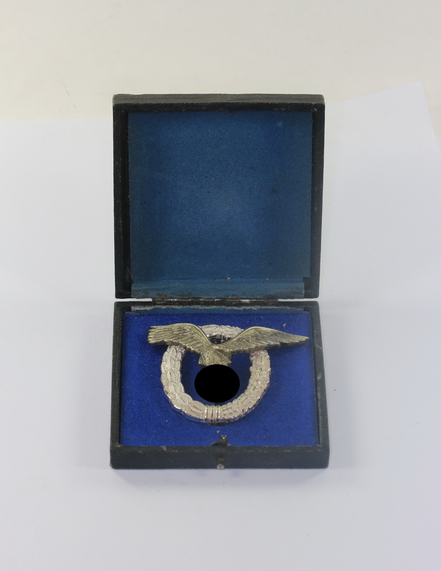  Flugzeugführerabzeichen der Luftwaffe, Hst. GWL (Gebrüder Wegerhoff, Lüdenscheid), im Etui – Bild 1