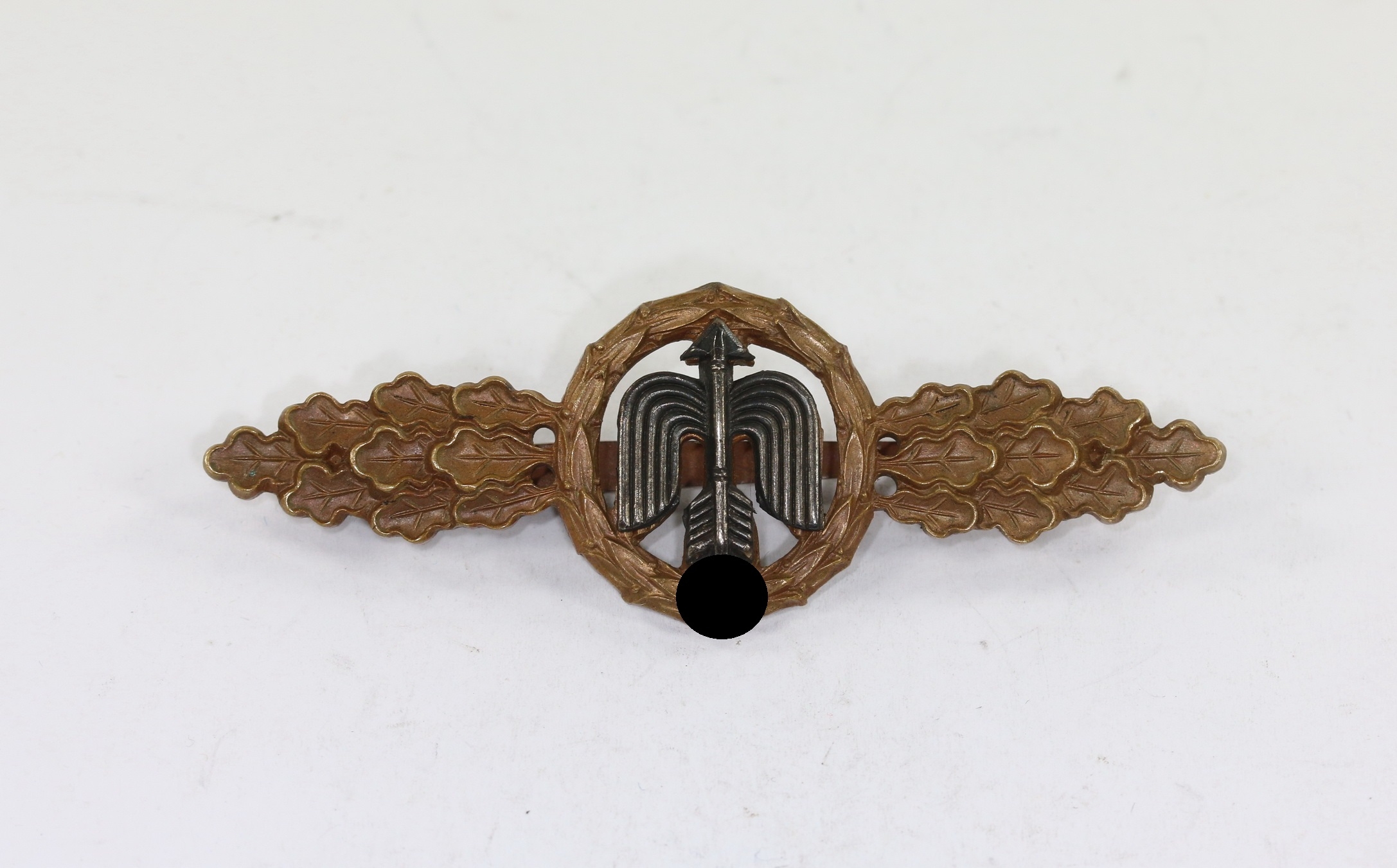 frontflugspange_f_r_j_ger_in_bronze_buntmetal_1__1 Frontflugspange für Jäger in Bronze, Buntmetal – Bild 1