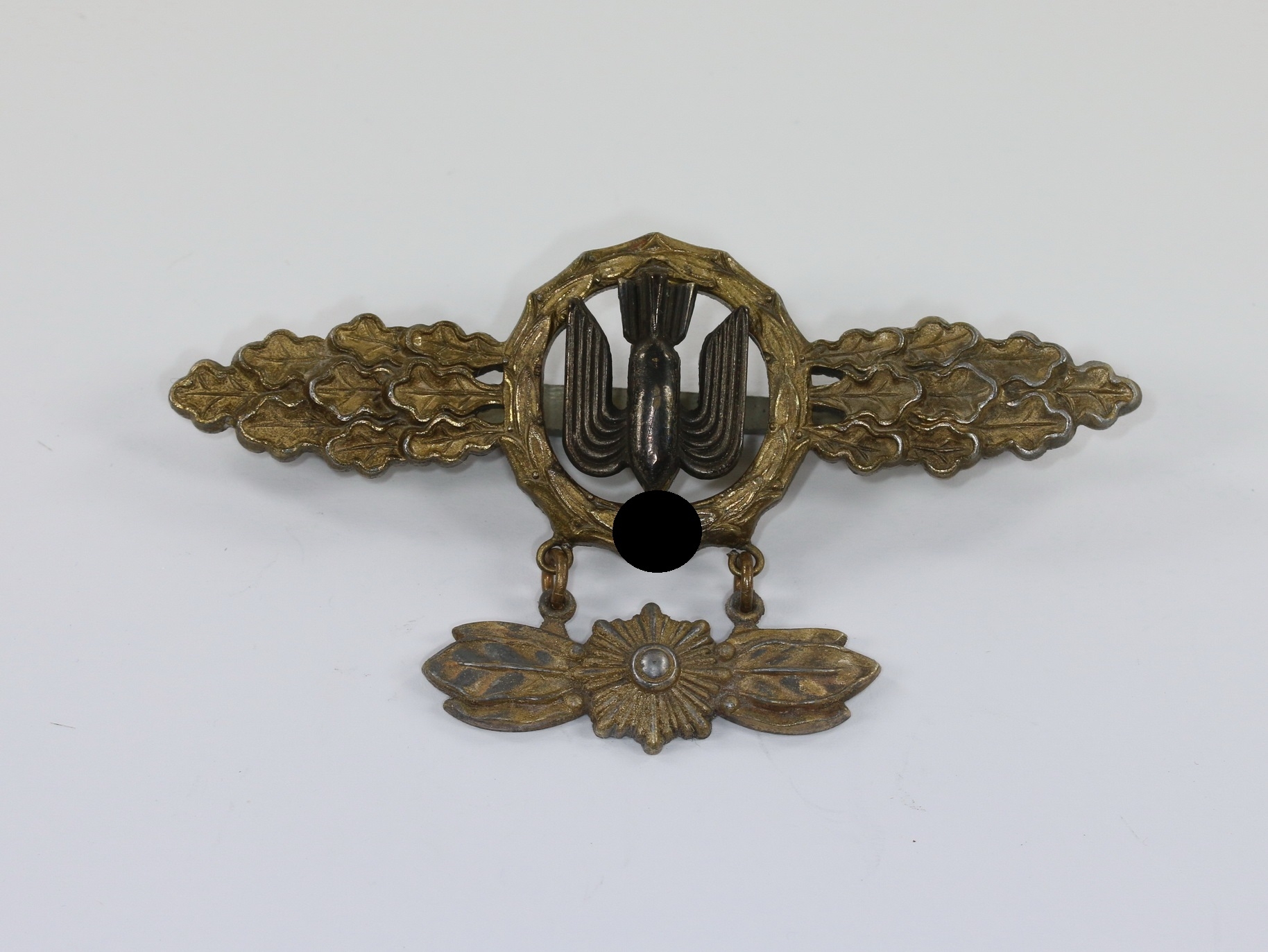 Gold Operational Flight Clasp for Bomber with Star Pendant. Maker RS&S. – Bild 1