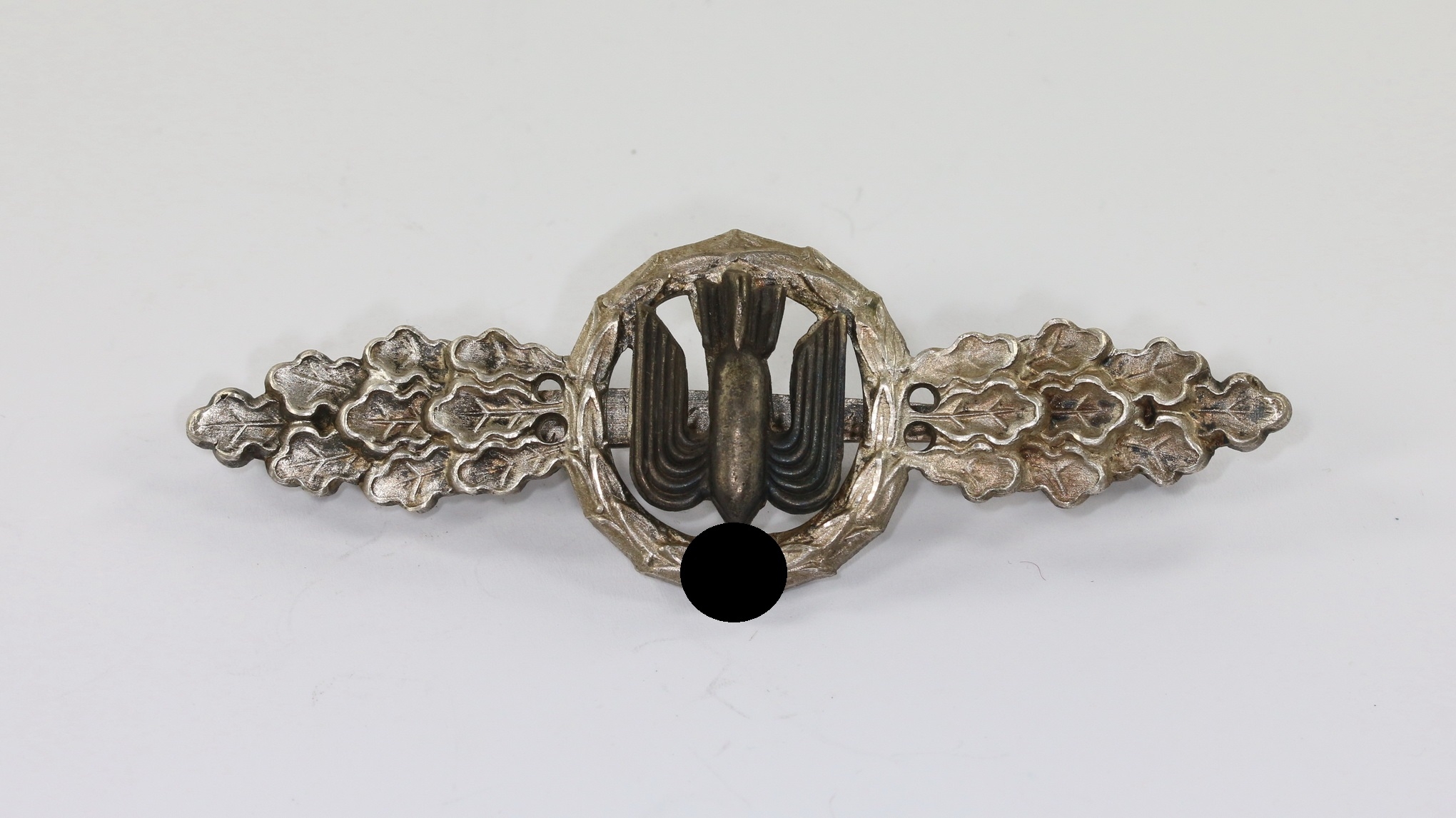 frontflugspange_f_r_kampfflieger_in_silber_1__1_1 Silver Operational Flight Clasp for Bomber. – Bild 1