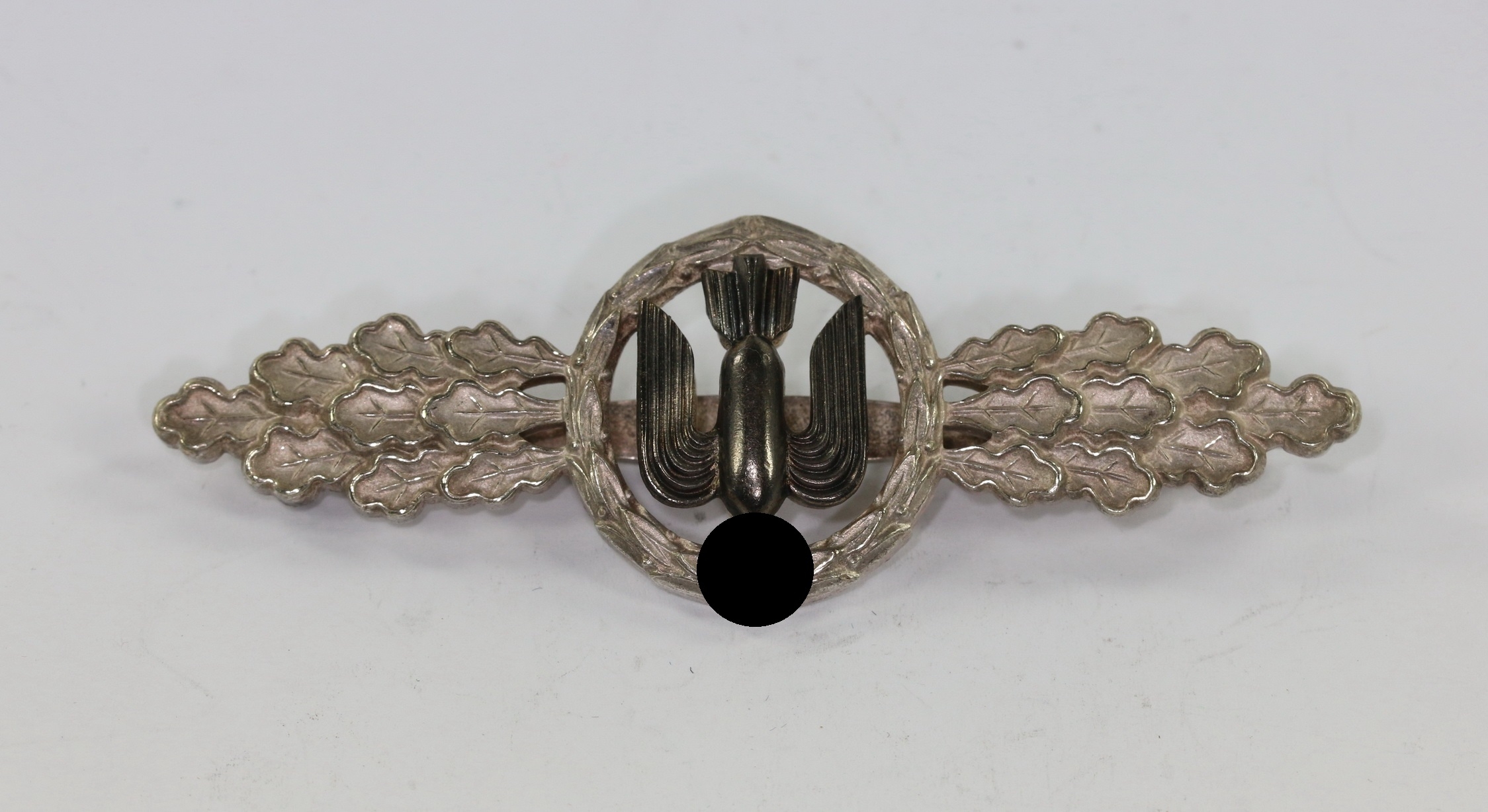 Silver Operational Flight Clasp for Bomber. Maker G.H. Osang. – Bild 1