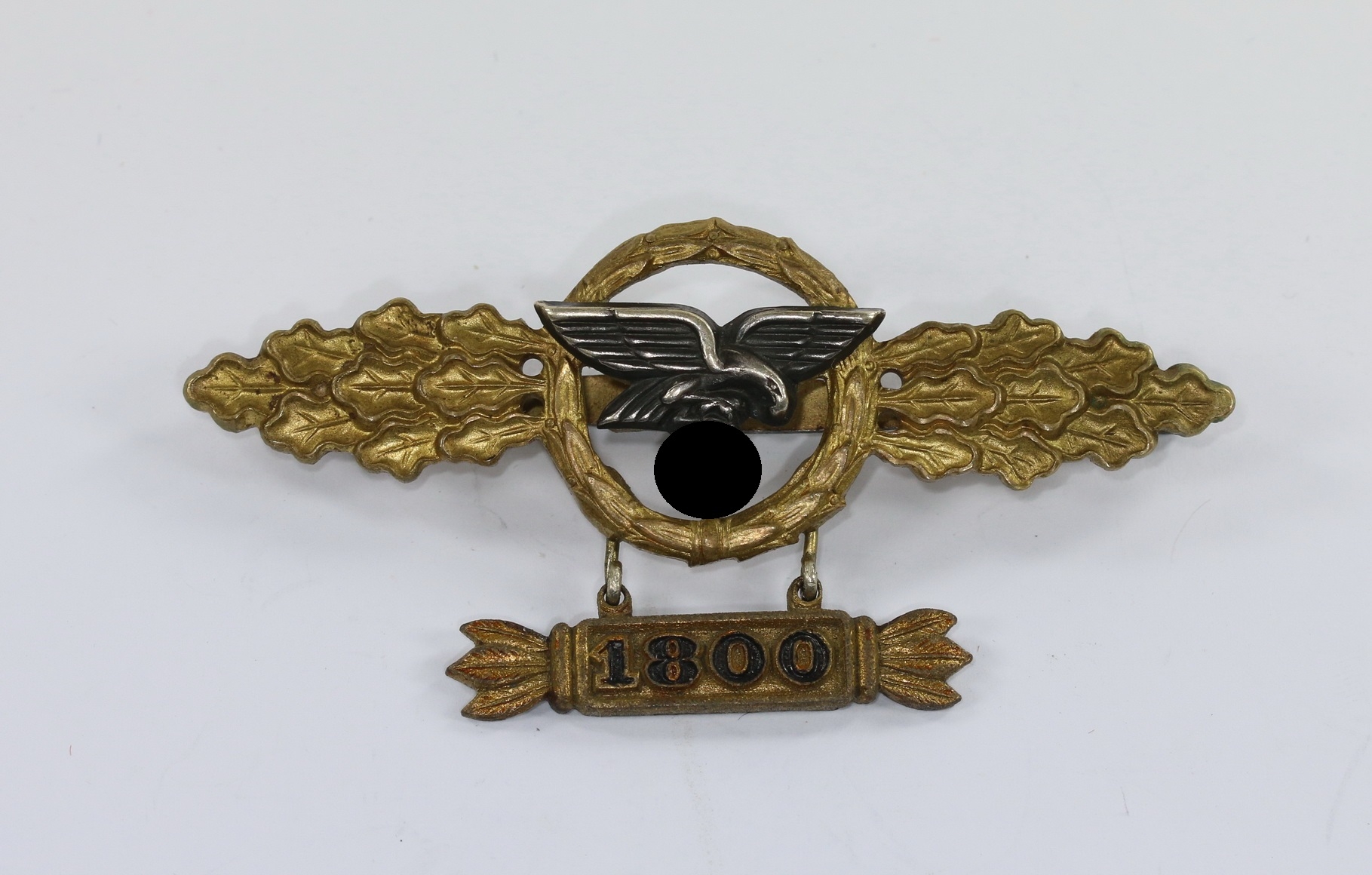 frontflugspange_f_r_transportflieger_in_gold_mit_anh_nger_1800_1__1 Frontflugspange für Transportflieger in Gold mit Anhänger 1800 – Bild 1